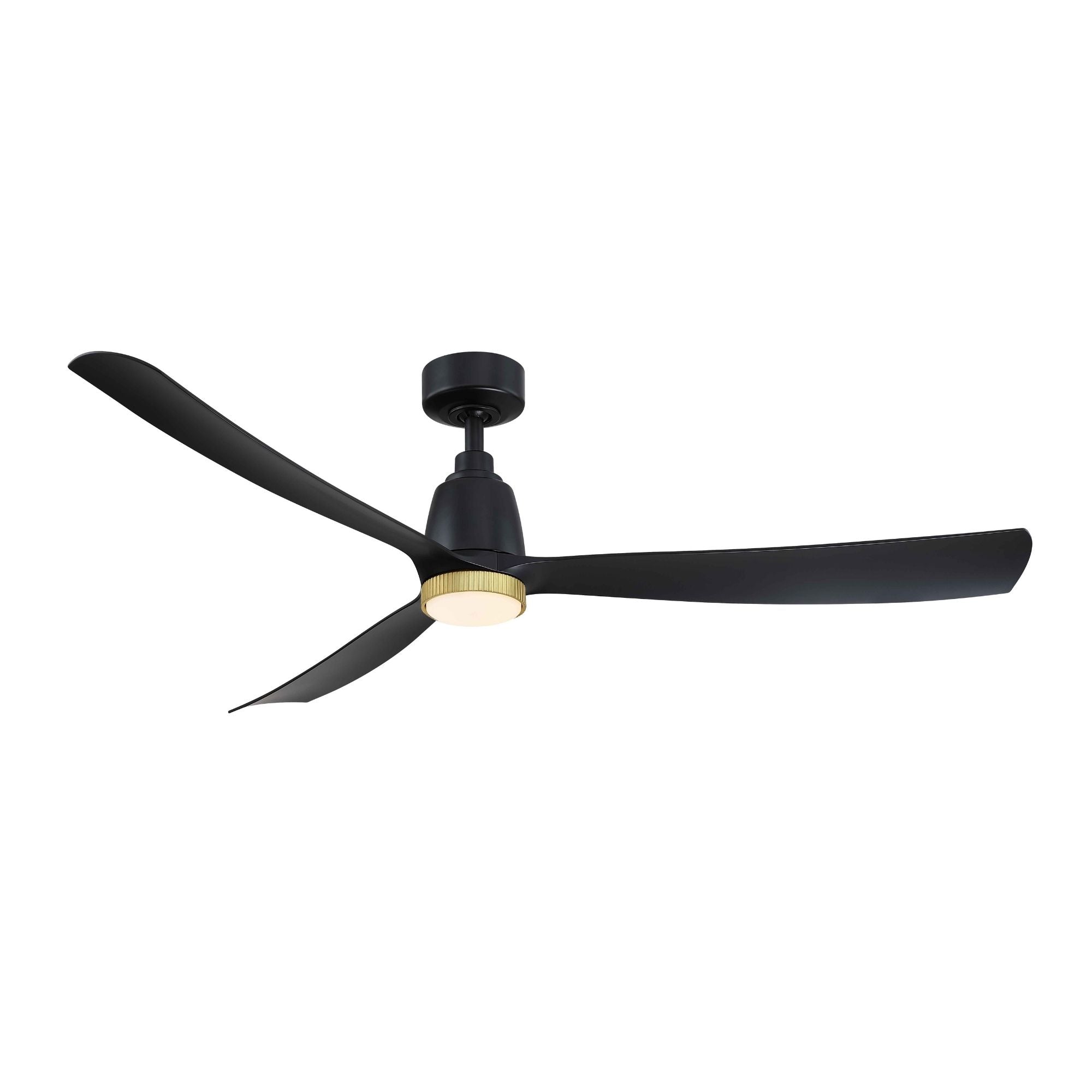 Kute 60" Black Modern Ceiling Fan with Remote
