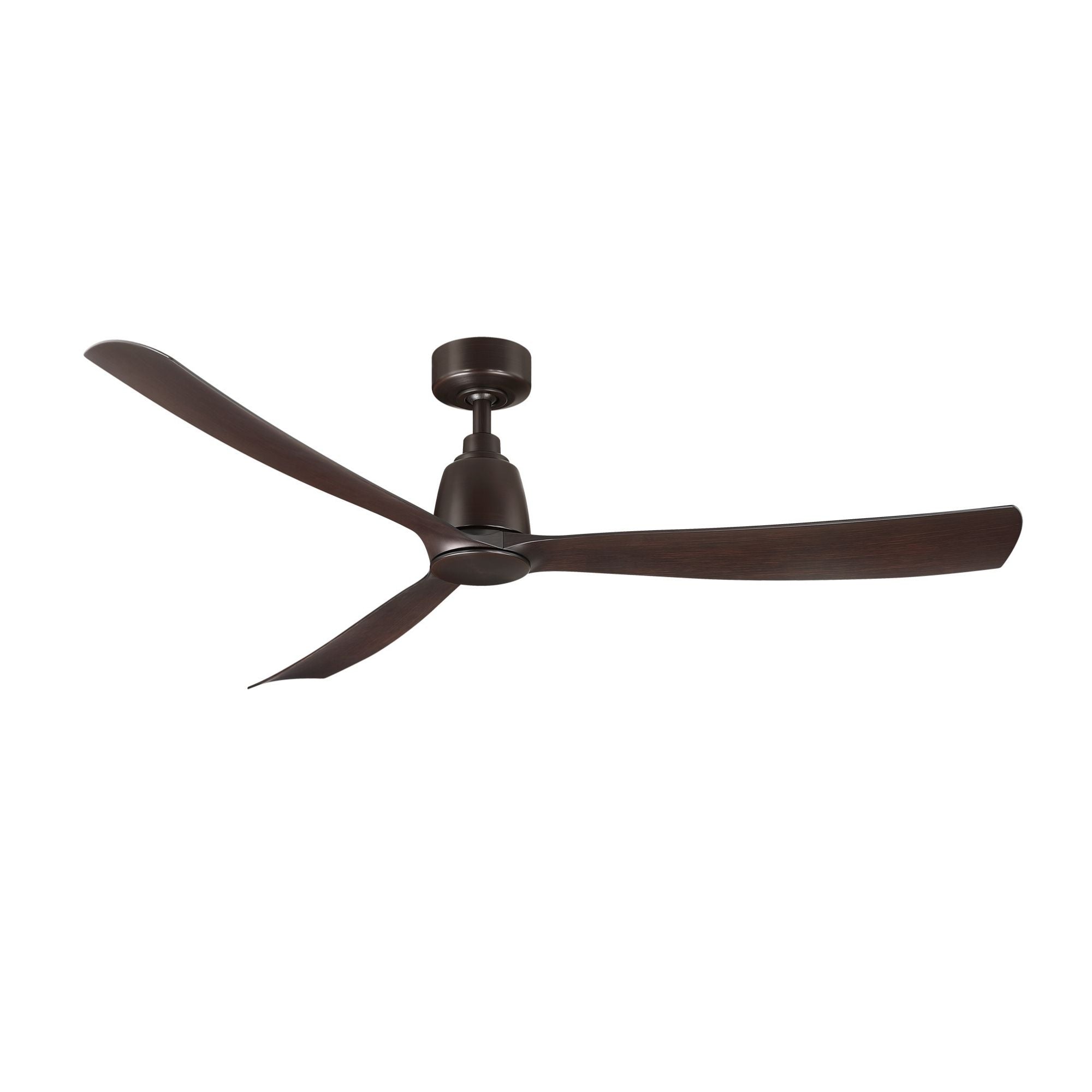 Kute 60" Dark Bronze Modern Ceiling Fan with Remote