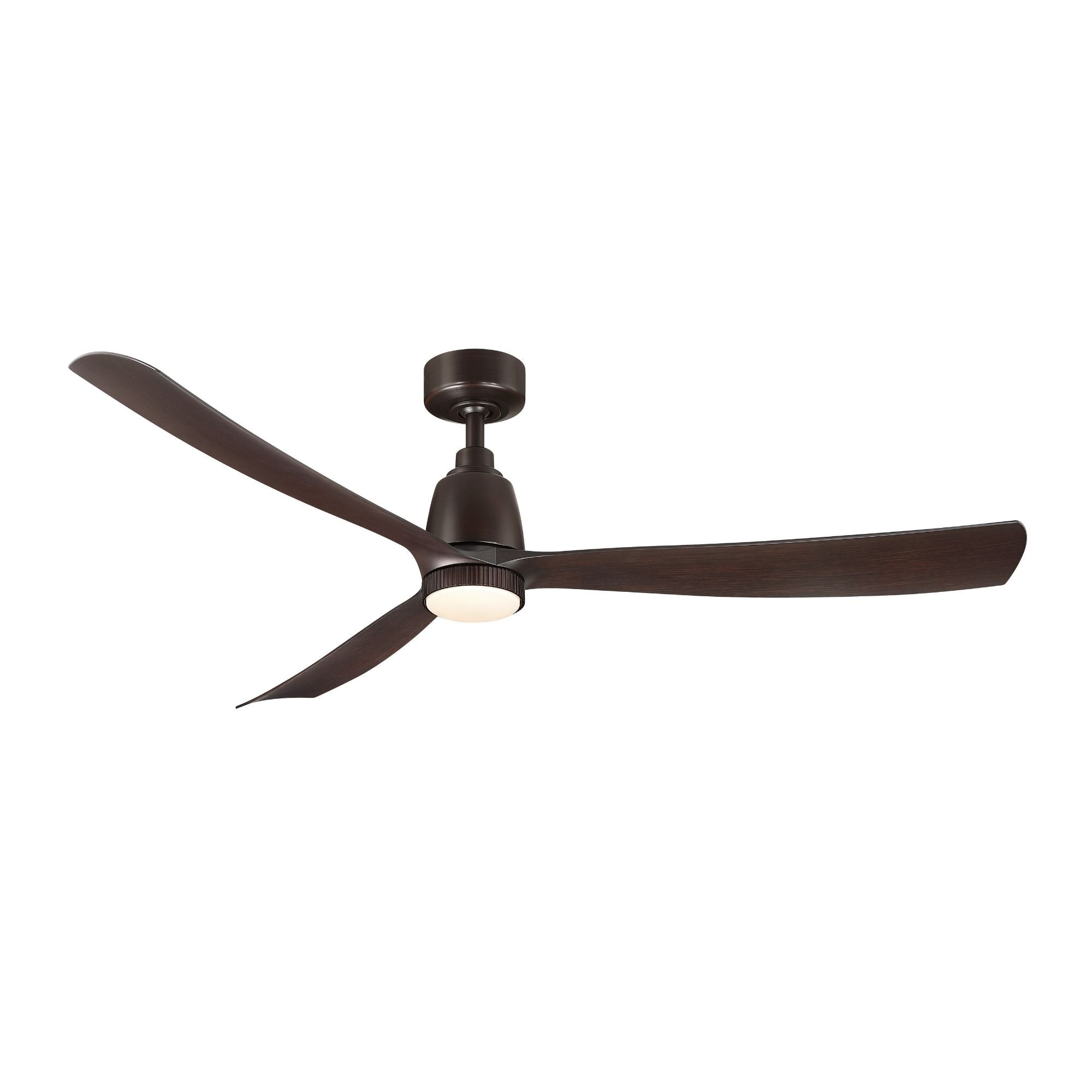 Kute 60" Dark Bronze Modern Ceiling Fan with Remote