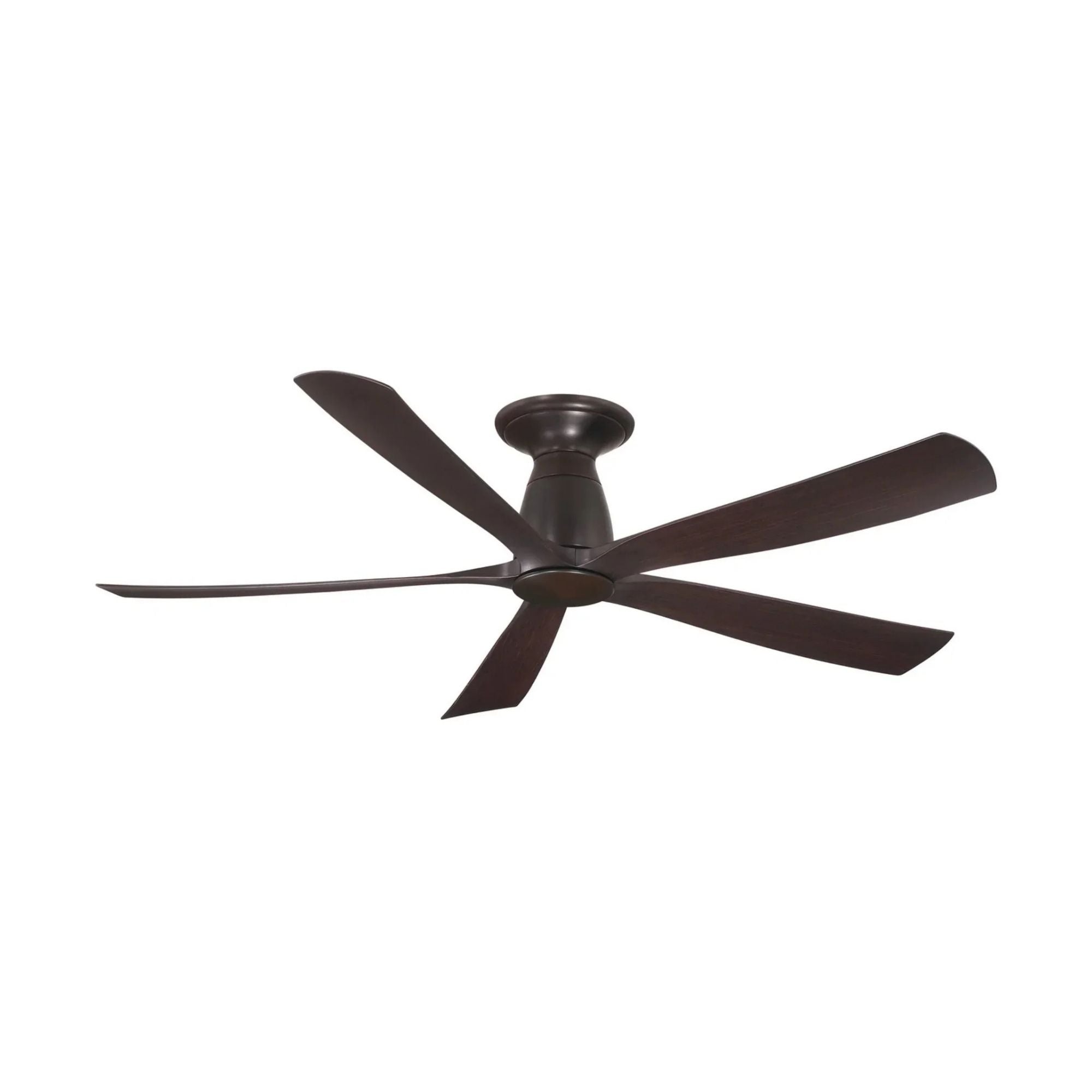 Kute 52" 5 Blades Dark Bronze Modern Ceiling Fan with Remote