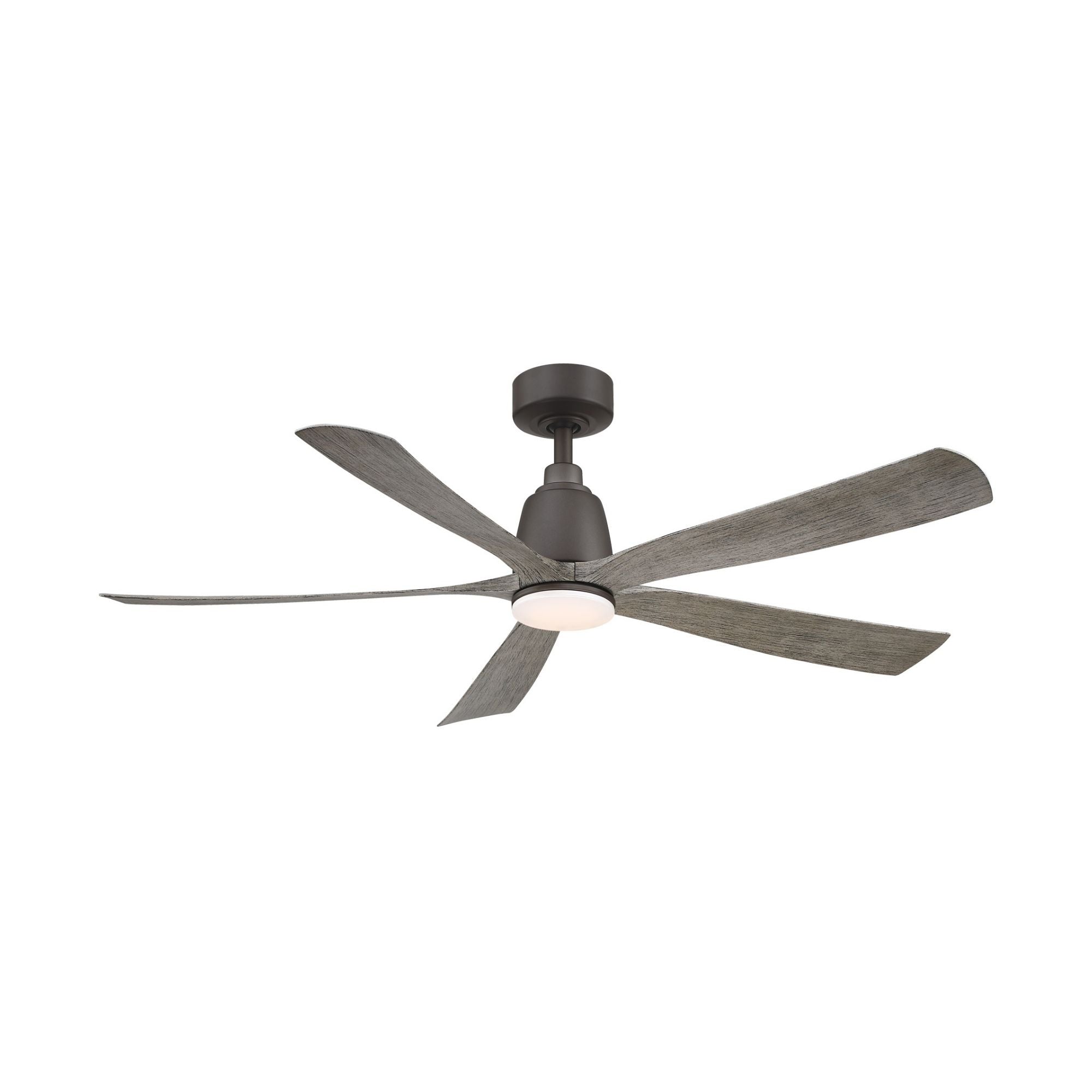 Kute 52" 5 Blades Matte Greige Modern Ceiling Fan with Remote