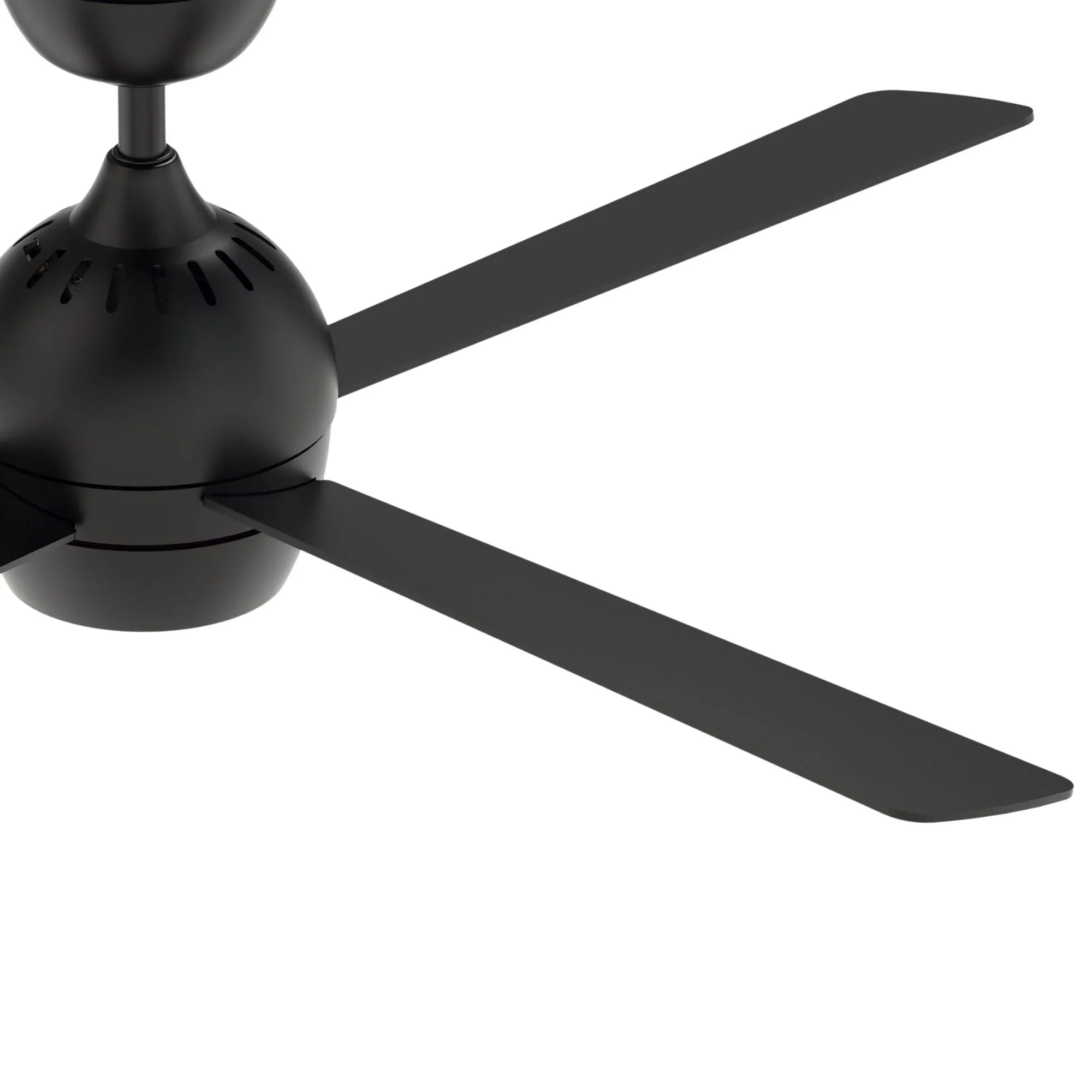 Kwad 52" Black Modern LED Ceiling Fan with Remote