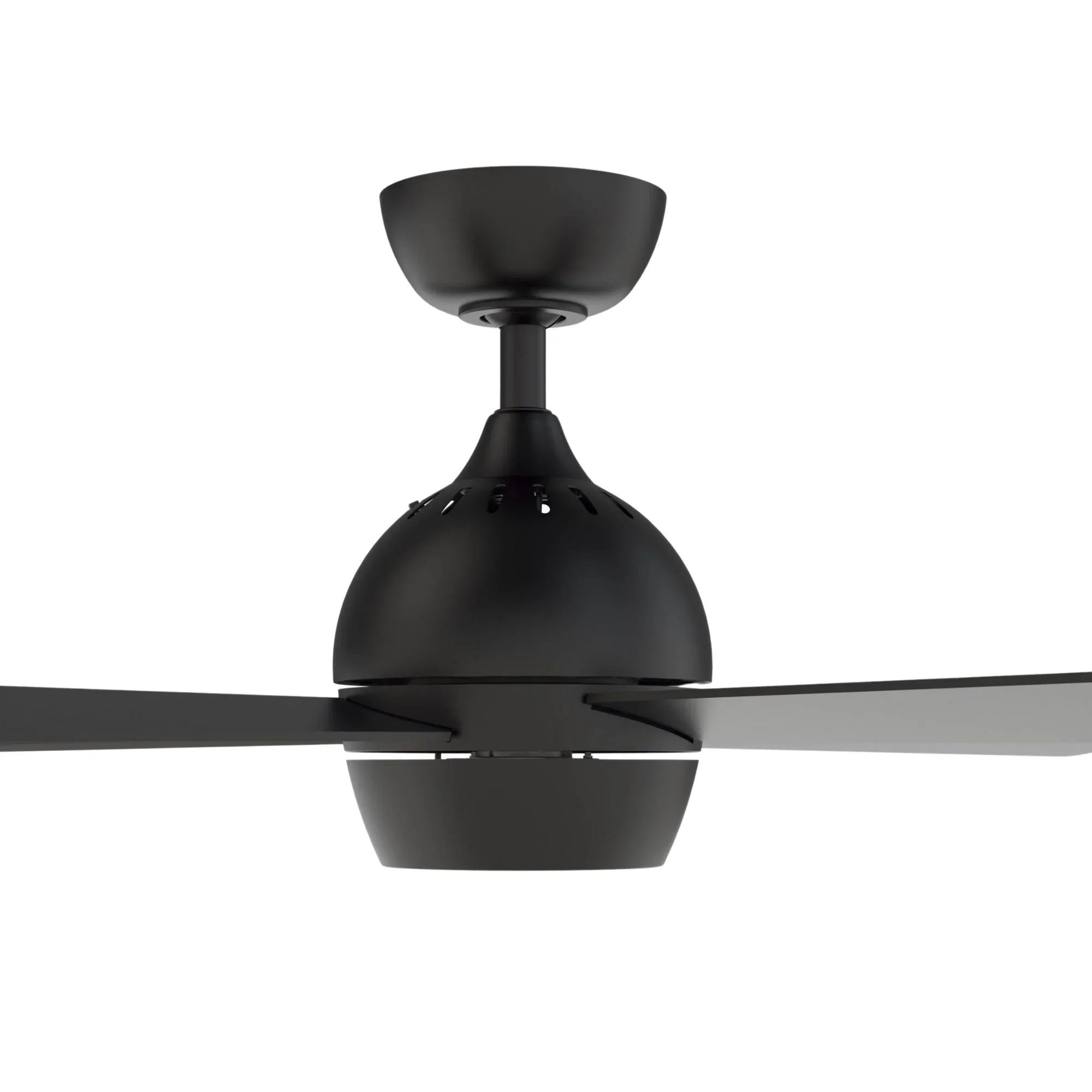 Kwad 52" Black Modern LED Ceiling Fan with Remote