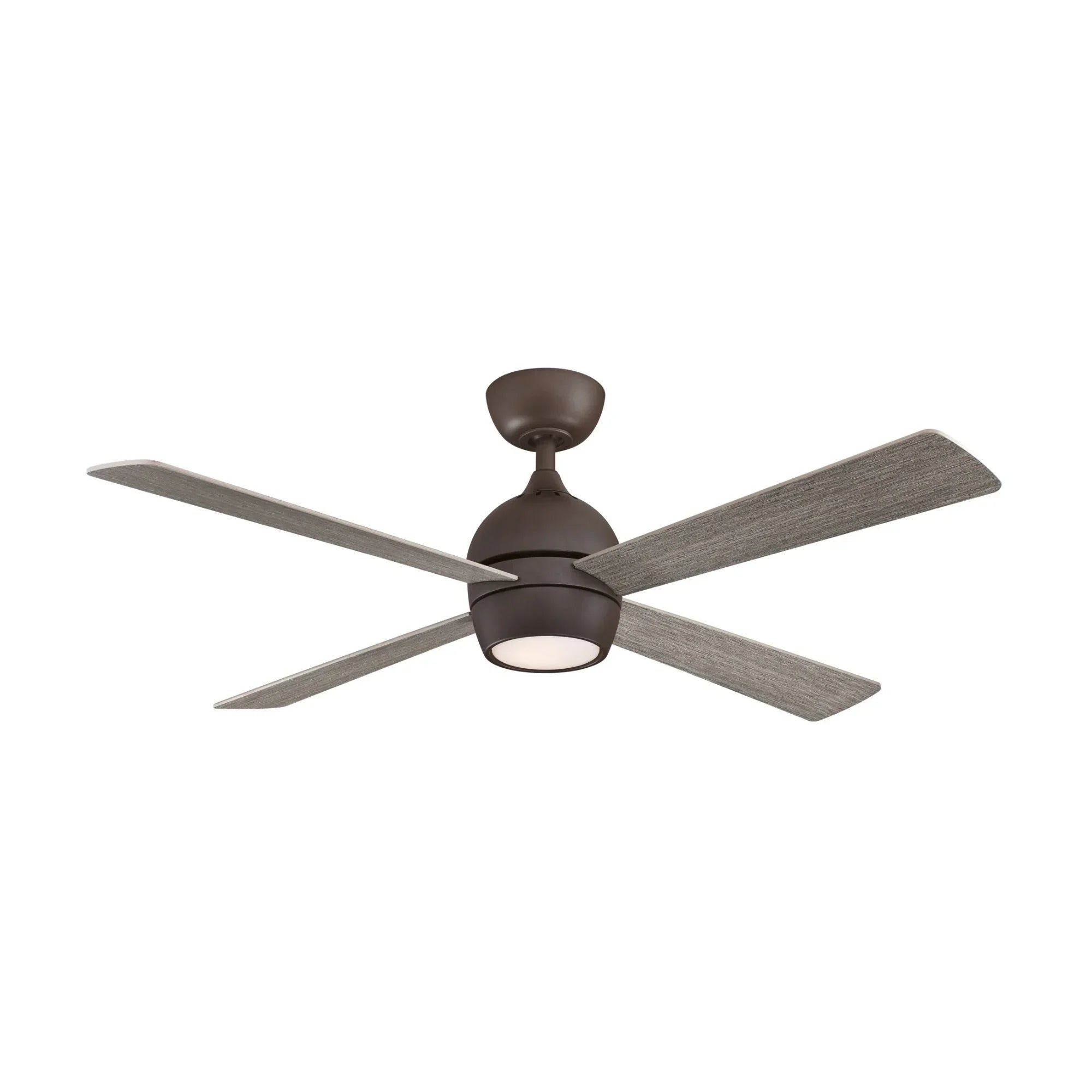 Kwad 52" Matte Greige Modern LED Ceiling Fan with Remote