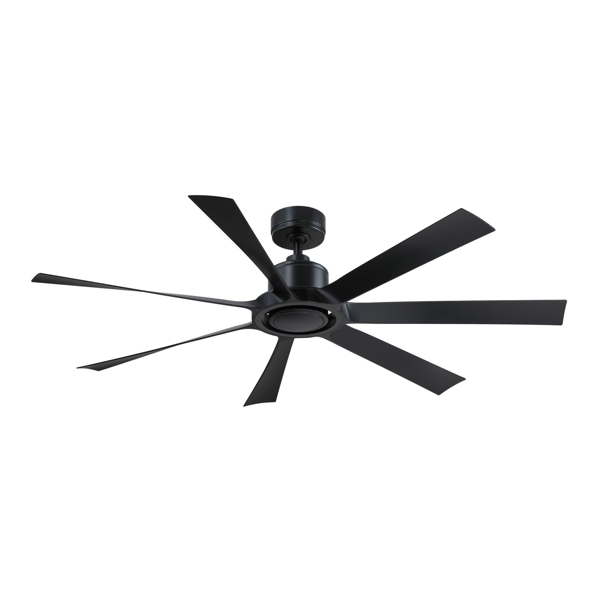 Lenzi 60" Black LED Windmill Ceiling Fan