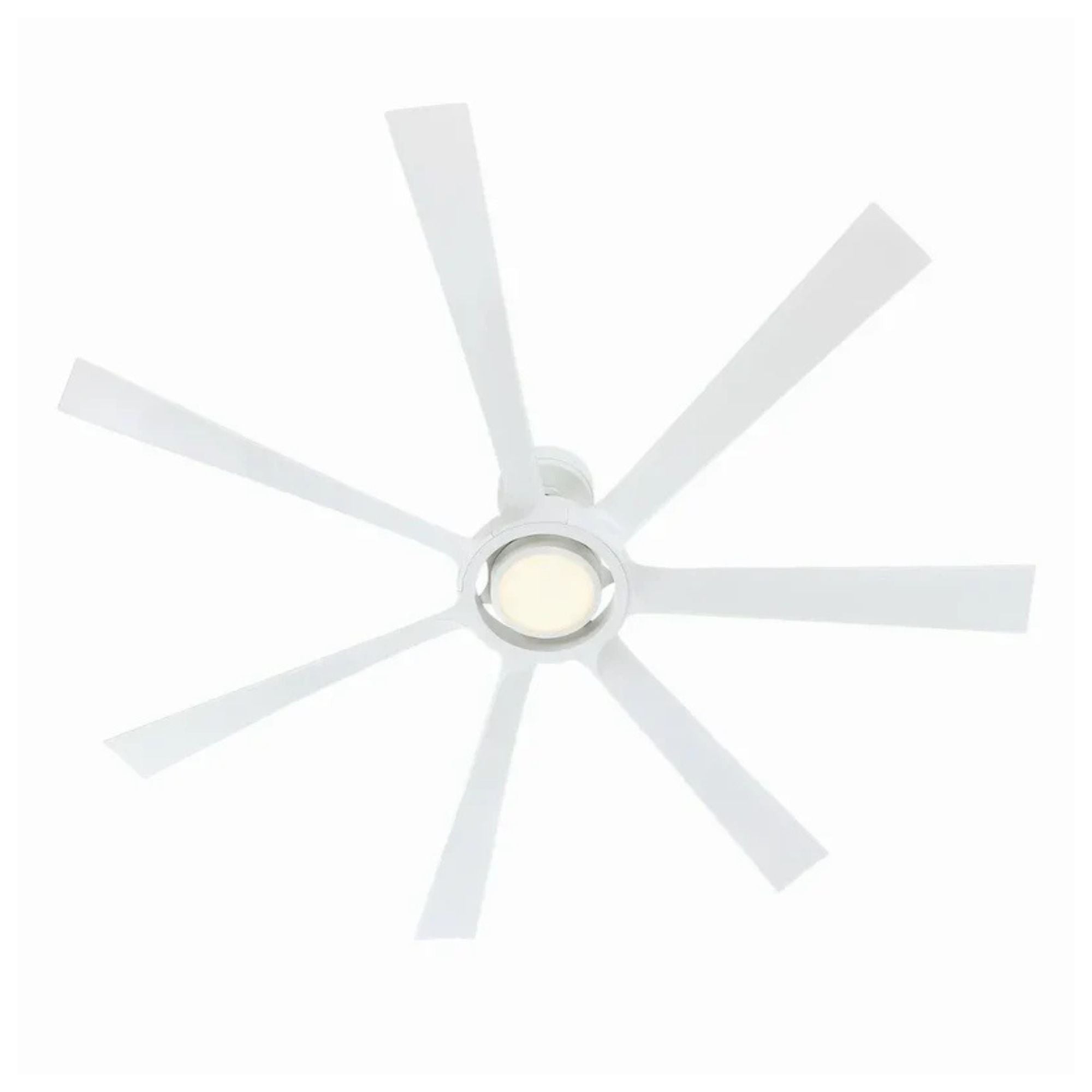 Lenzi 60" White LED Windmill Ceiling Fan