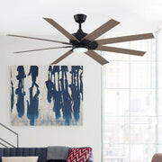 Levon Custom Black Ceiling Fan Motor, Blades Sold Separately - Bees Lighting