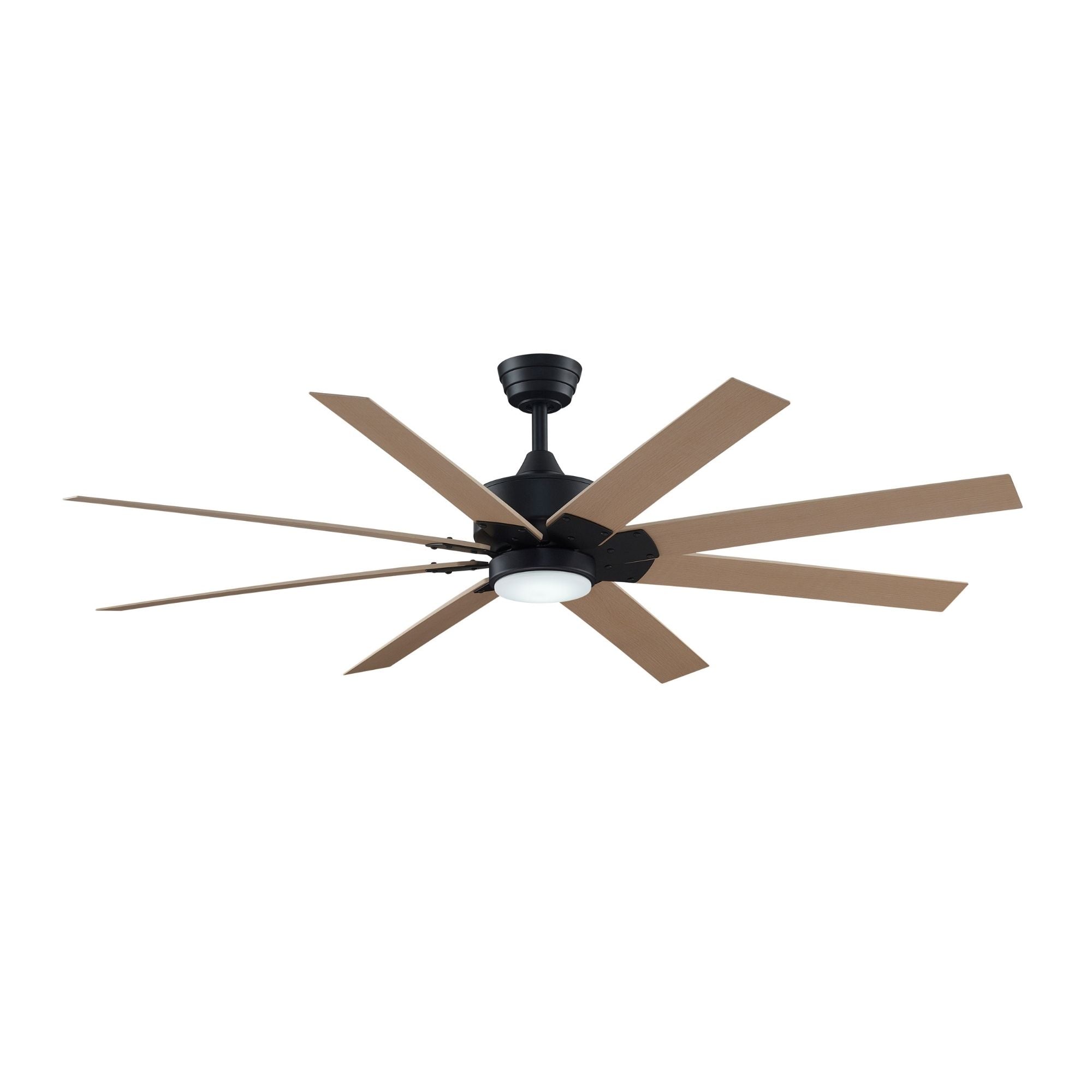 Levon Custom Black Ceiling Fan Motor, Blades Sold Separately