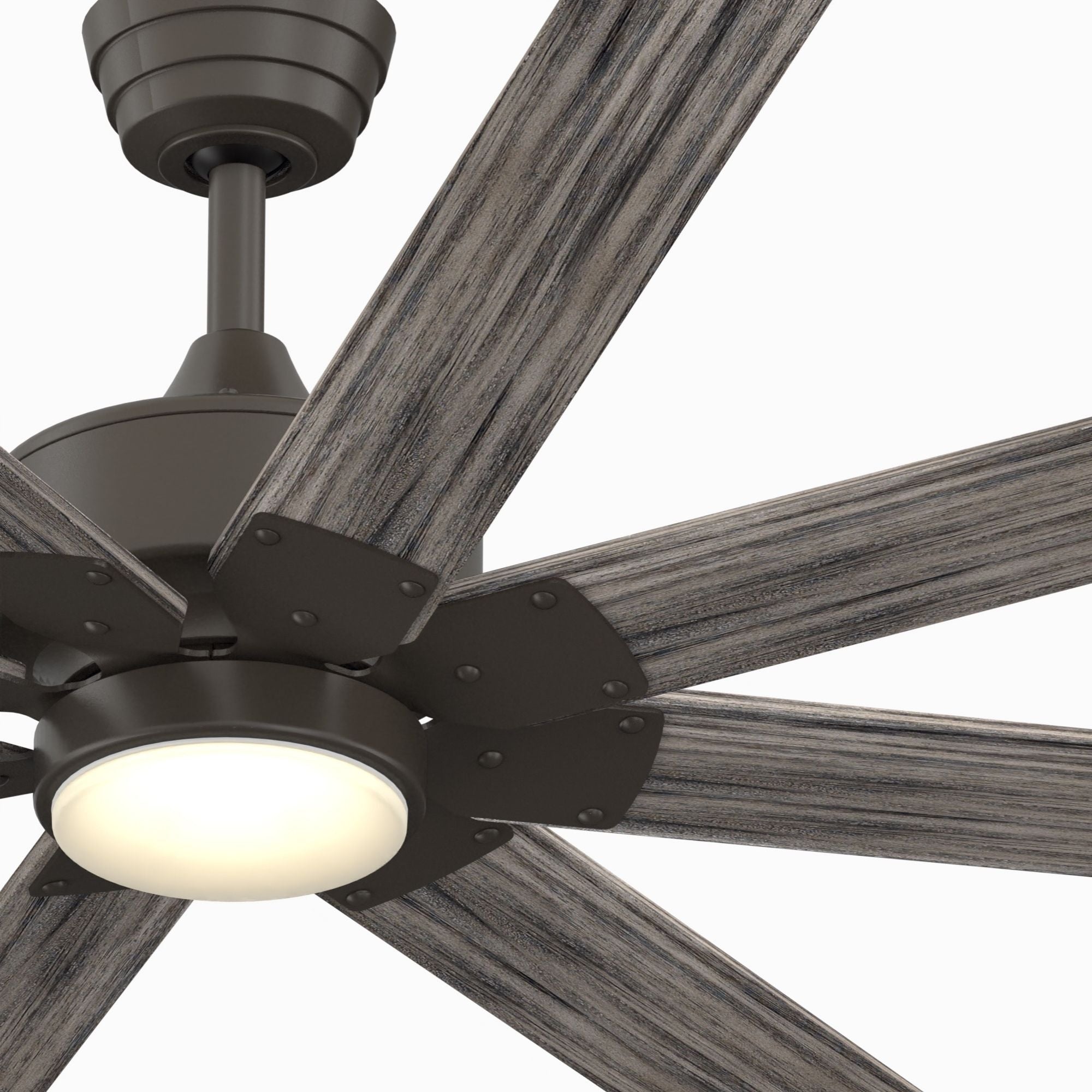 Levon Custom Matte Greige Ceiling Fan Motor, Blades Sold Separately