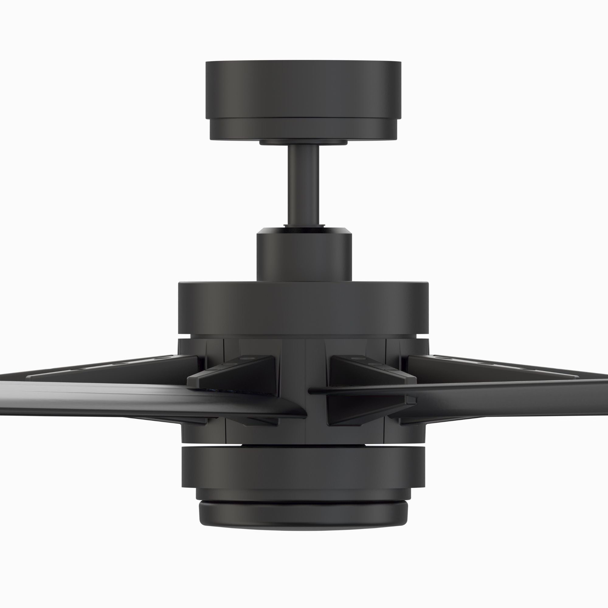 Odyn 84" Black Wet Rated Large LED Ceiling Fan with Remote