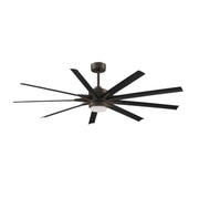 Odyn Custom Matte Greige Ceiling Fan Motor & Light, Blades Sold Separately