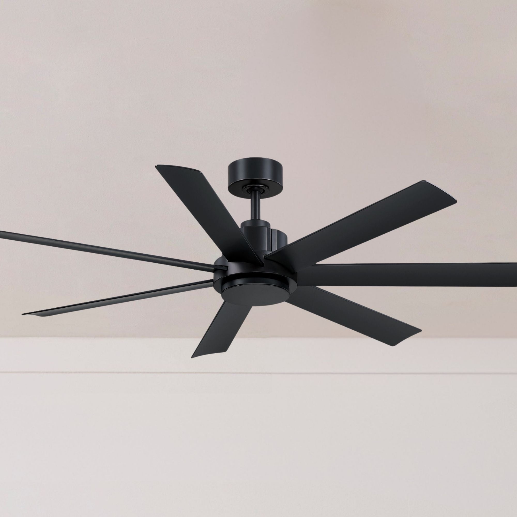 Pendry 56" Black Wet Rated Ceiling Fan with Remote