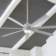 Pendry 72" Matte White Wet Rated Ceiling Fan with Remote