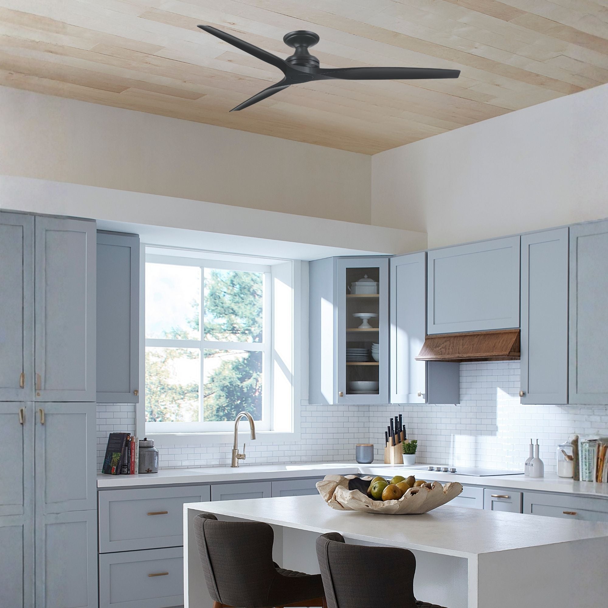 Spitfire Close to Ceiling Kit, Black Finish