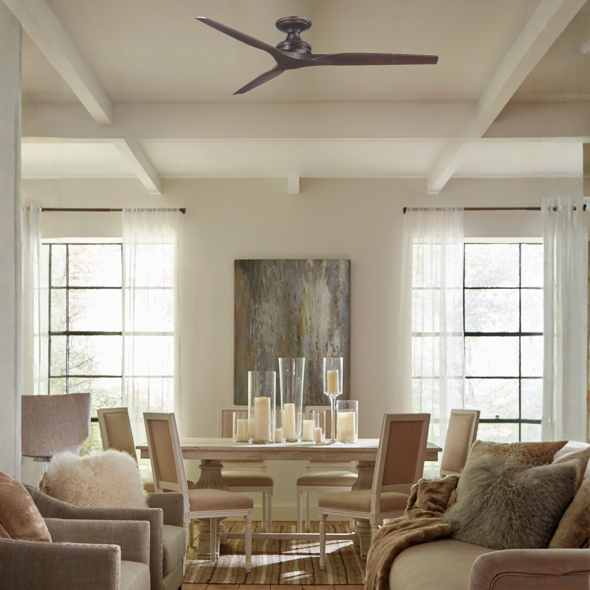 Spitfire Close to Ceiling Kit, Dark Bronze Finish