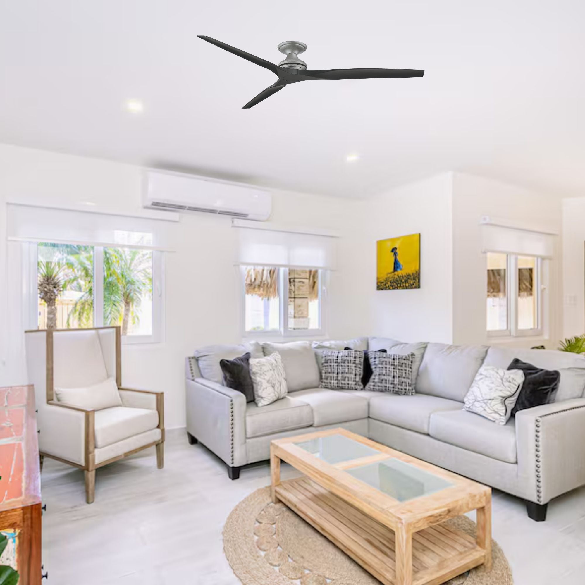 Spitfire Close to Ceiling Kit, Galvanized Finish