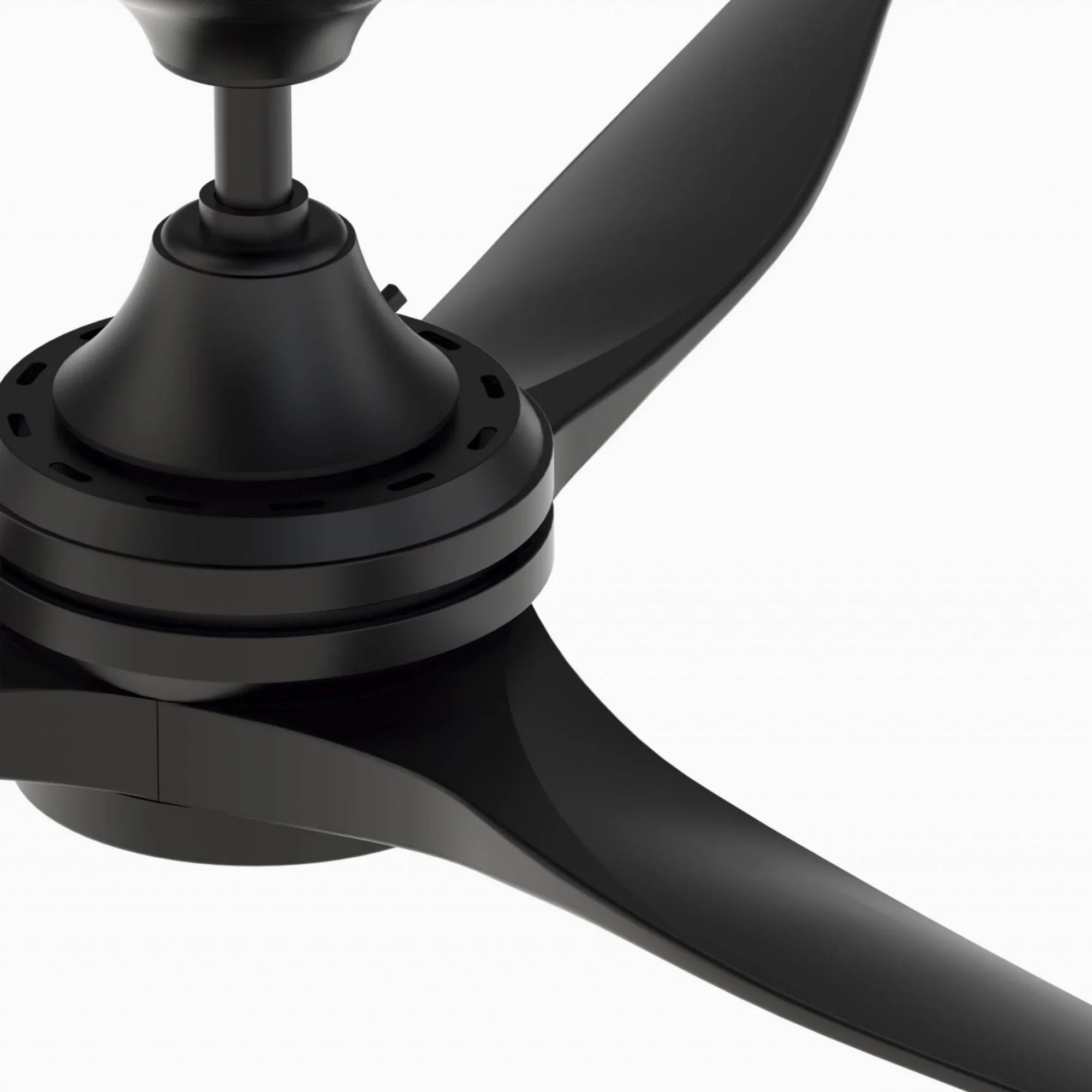 Spitfire Black 48" Ceiling Fan Motor, Blades Sold Separately