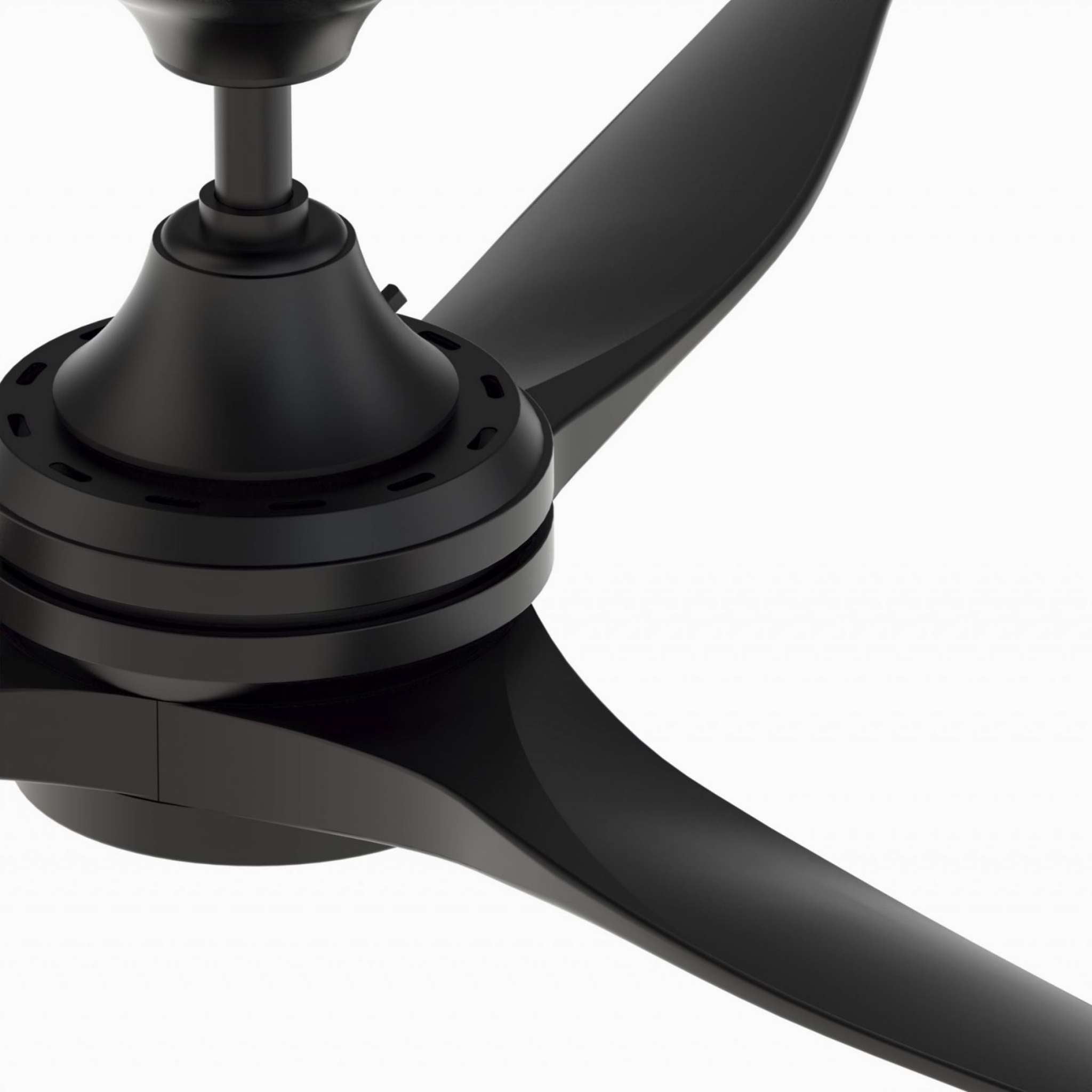 Fanimation Spitfire 48 in AC Ceiling Fan Motor Black - Blades Sold Separately