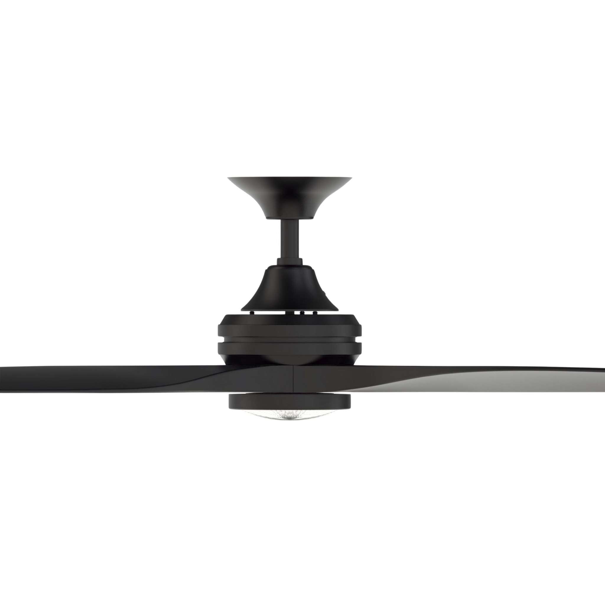 Fanimation Spitfire 48 in AC Ceiling Fan Motor Black - Blades Sold Separately