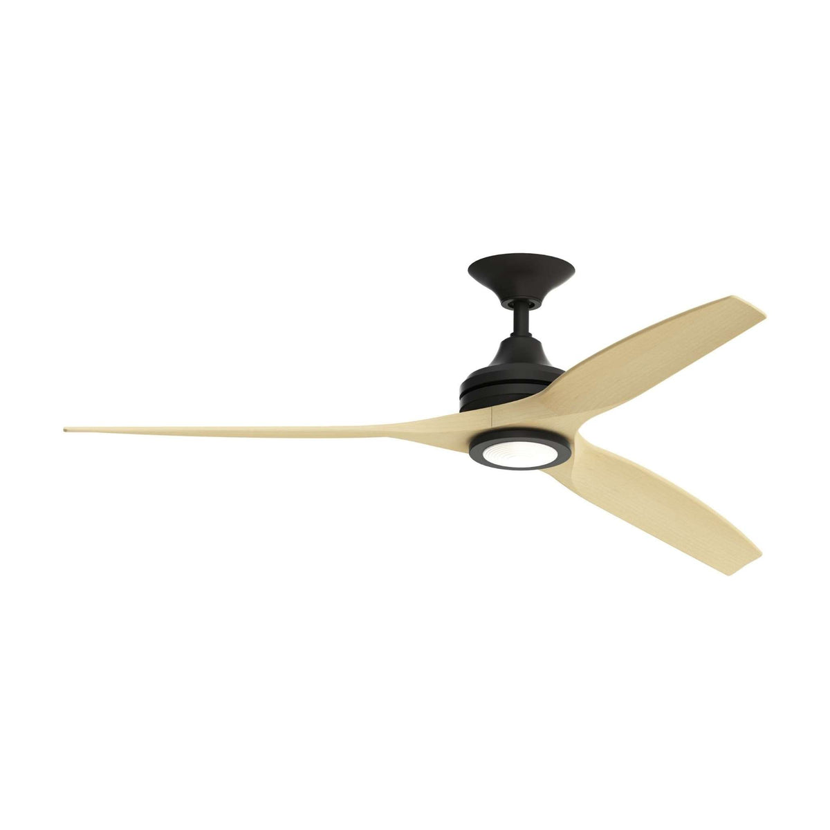 Fanimation Spitfire 60 in AC Ceiling Fan Motor Black - Blades Sold Separately