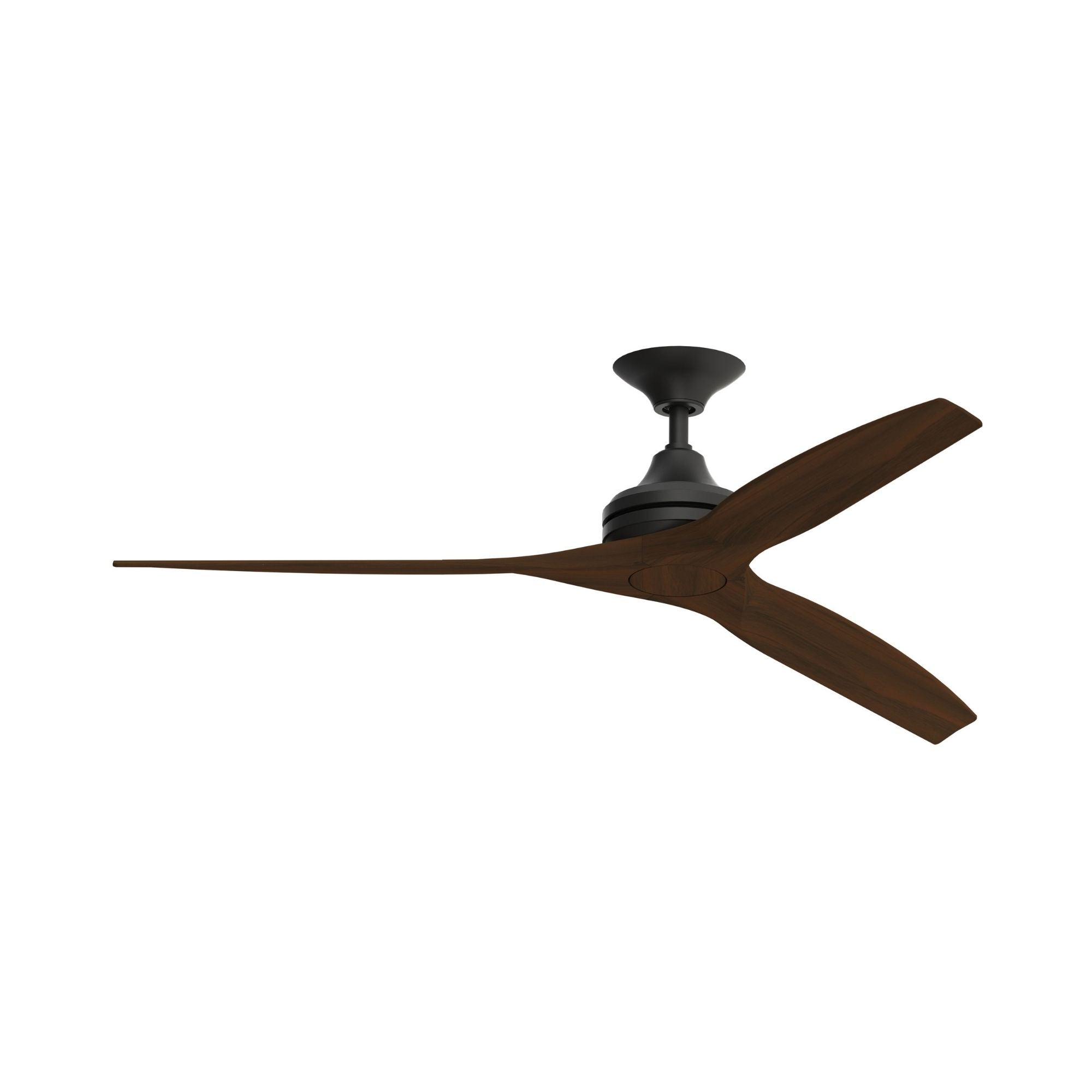 Spitfire Black 60" Ceiling Fan Motor, Blades Sold Separately