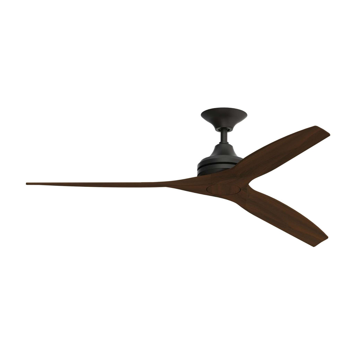 Fanimation Spitfire 60 in AC Ceiling Fan Motor Black - Blades Sold Separately