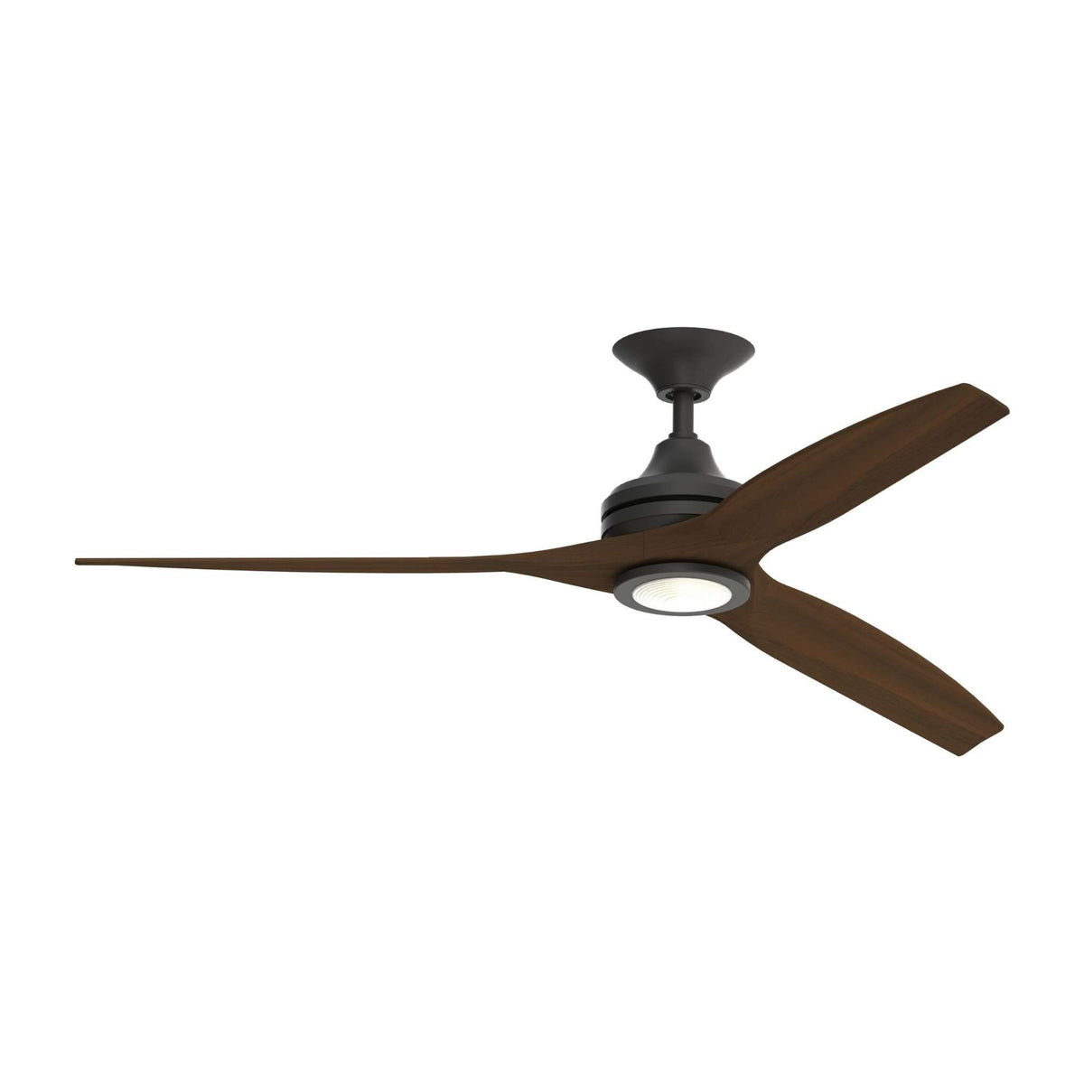 Fanimation Spitfire 60 in AC Ceiling Fan Motor Black - Blades Sold Separately