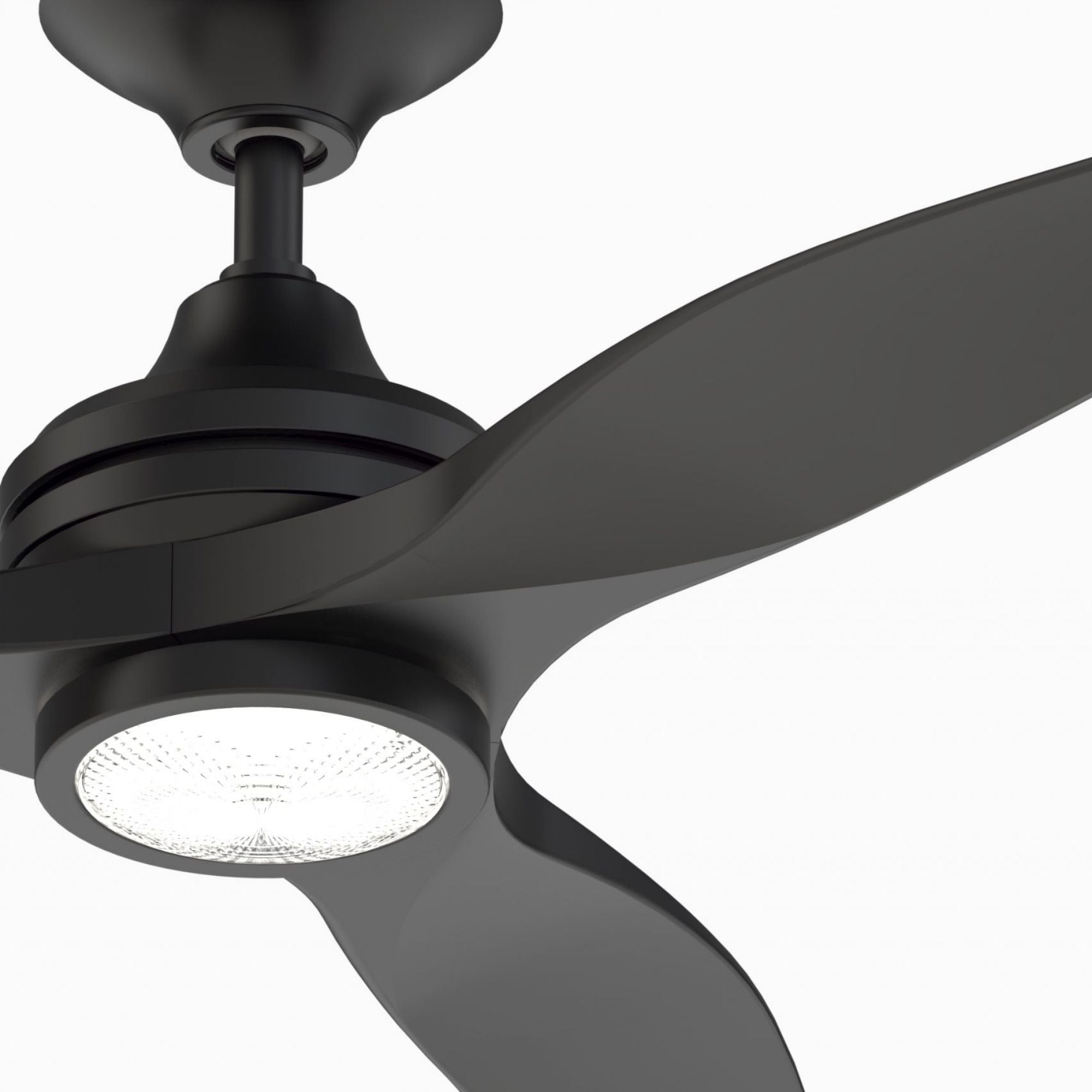 Spitfire Black 60" Ceiling Fan Motor, Blades Sold Separately