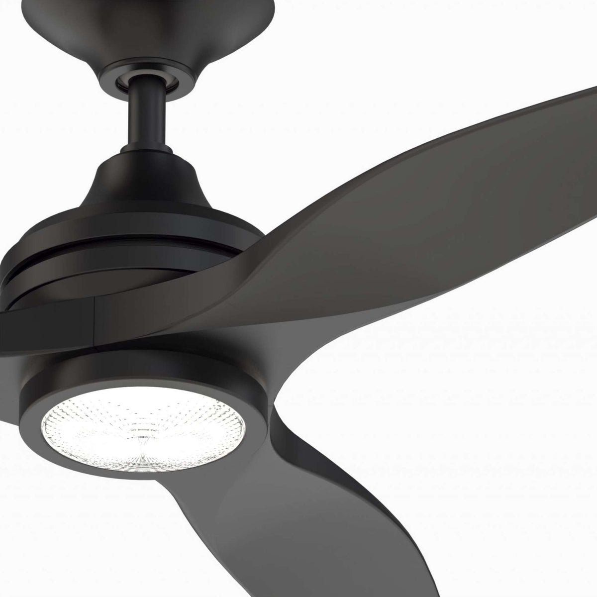 Fanimation Spitfire 60 in AC Ceiling Fan Motor Black - Blades Sold Separately
