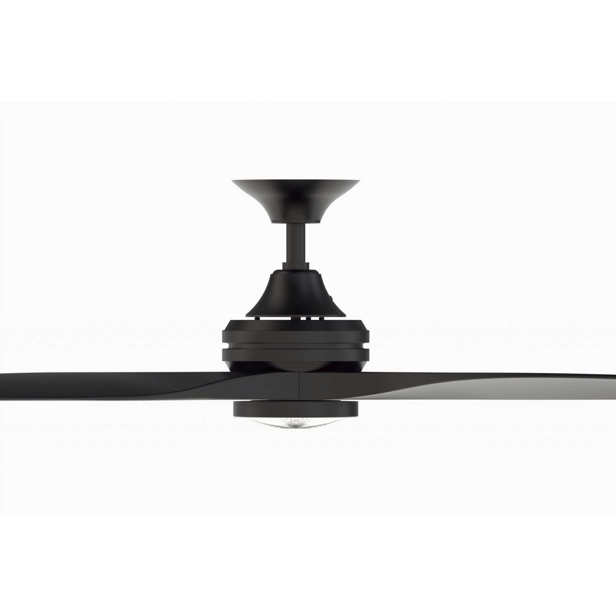 Fanimation Spitfire 60 in AC Ceiling Fan Motor Black - Blades Sold Separately