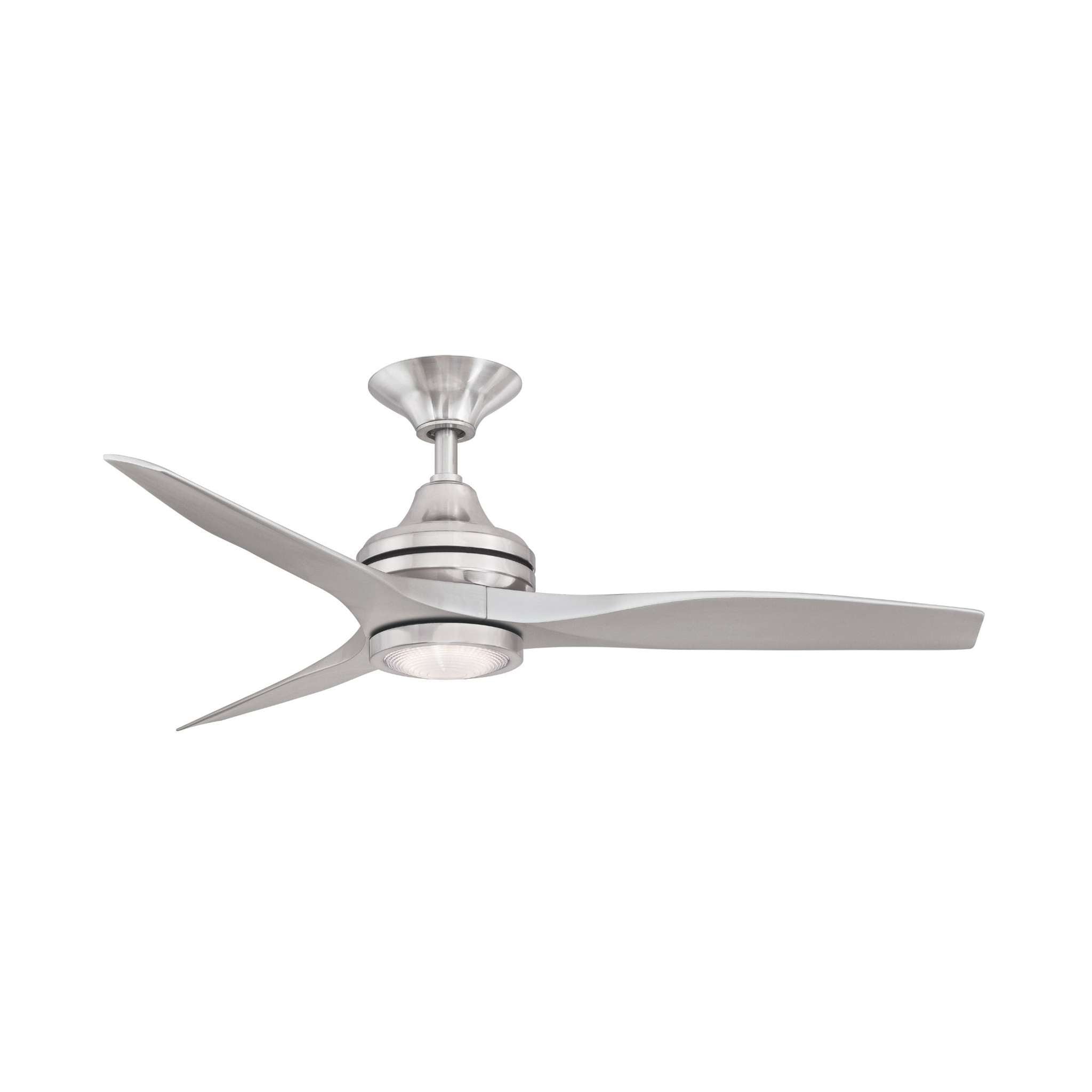 Fanimation Spitfire 48 in AC Ceiling Fan Motor Brushed Nickel - Blades Sold Separately
