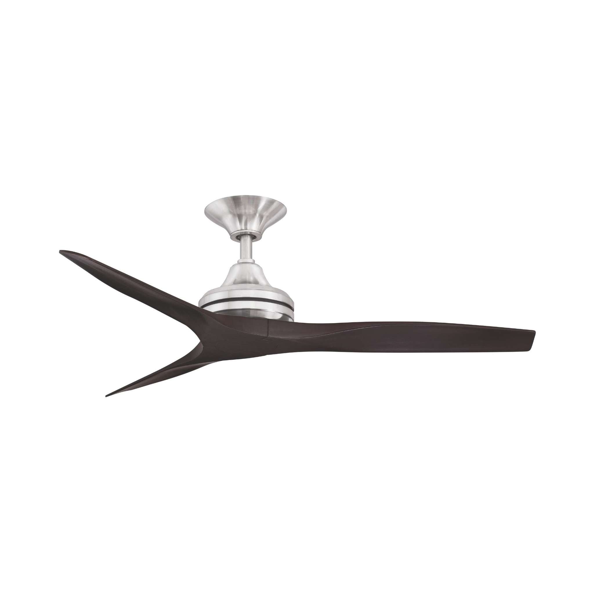 Fanimation Spitfire 48 in AC Ceiling Fan Motor Brushed Nickel - Blades Sold Separately