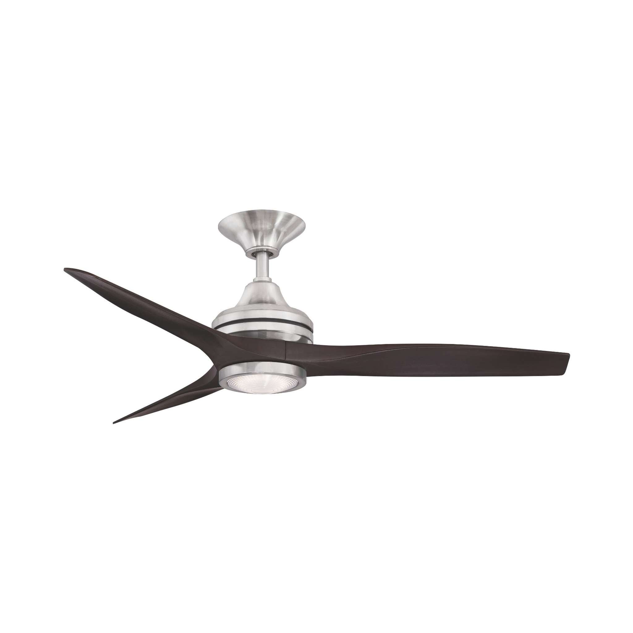 Fanimation Spitfire 48 in AC Ceiling Fan Motor Brushed Nickel - Blades Sold Separately