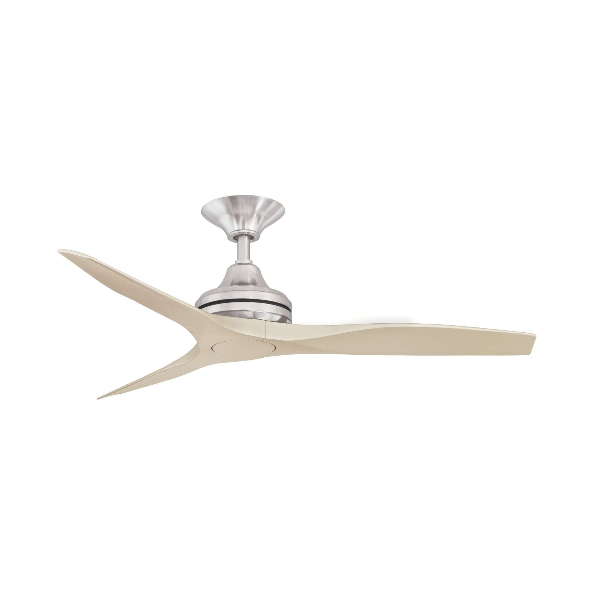 Fanimation Spitfire 48 in AC Ceiling Fan Motor Brushed Nickel - Blades Sold Separately