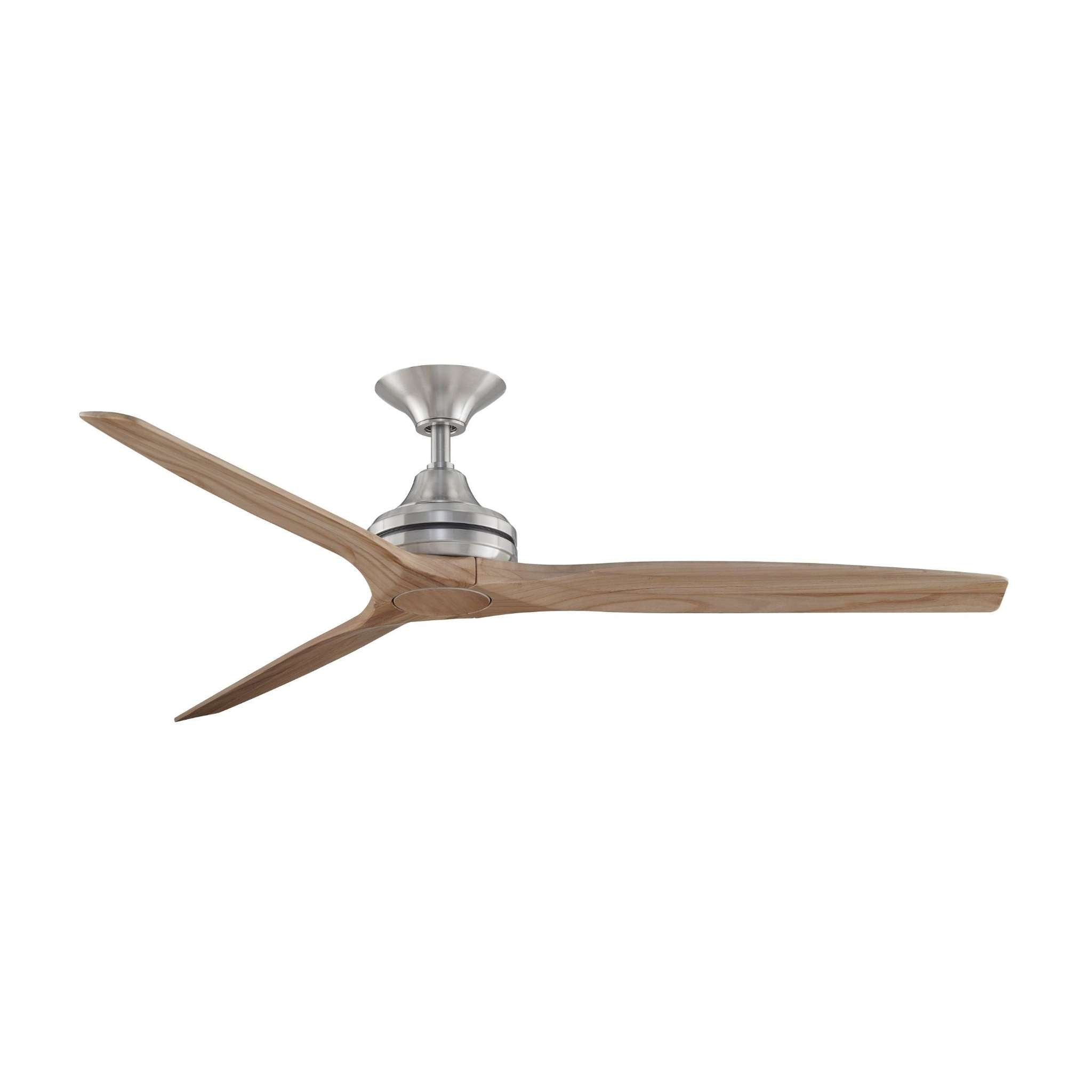 Fanimation Spitfire 60 in AC Ceiling Fan Motor Brushed Nickel - Blades Sold Separately