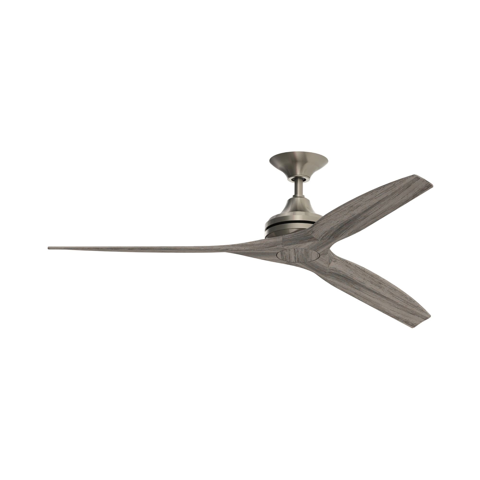 Spitfire Brushed Nickel 60" Ceiling Fan Motor, Blades Sold Separately