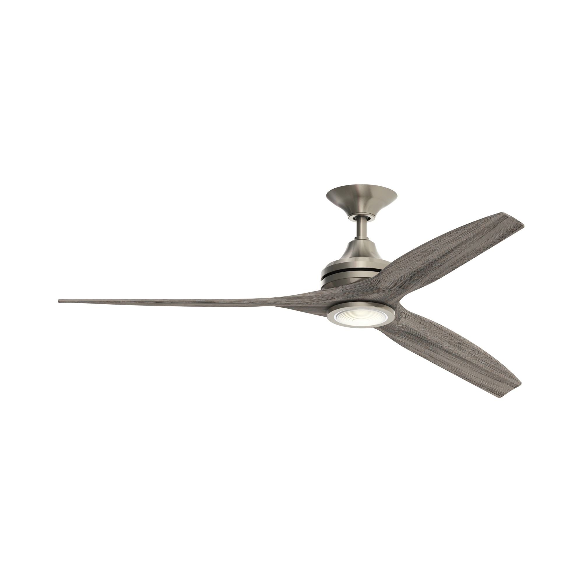 Spitfire Brushed Nickel 60" Ceiling Fan Motor, Blades Sold Separately