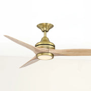 Spitfire Brushed Brass 48" Ceiling Fan Motor, Blades Sold Separately