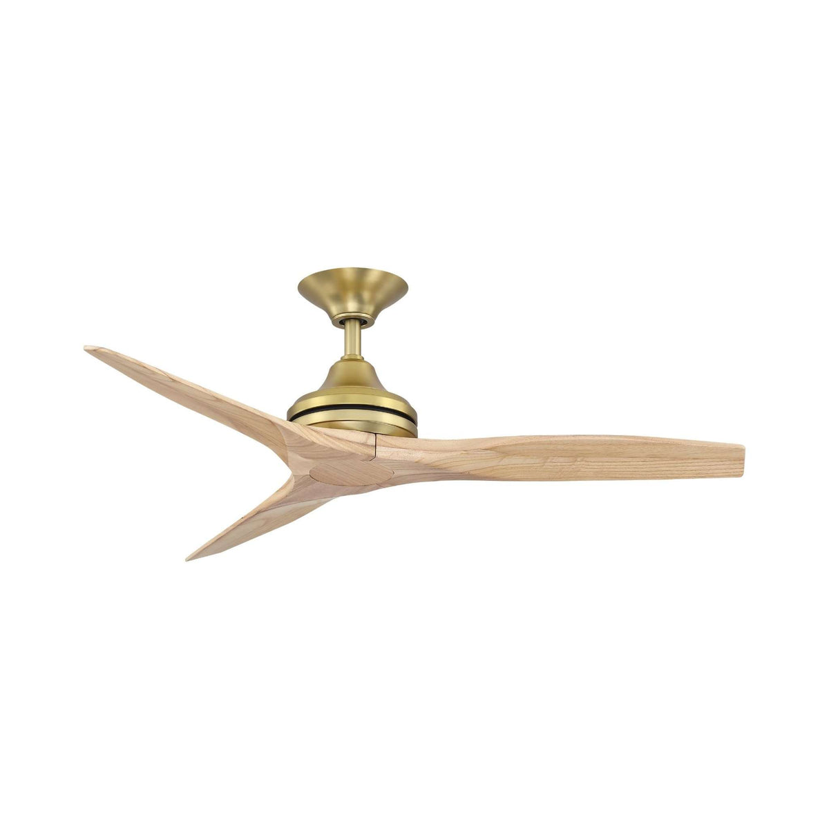 Fanimation Spitfire 48 in AC Ceiling Fan Motor Brushed Satin Brass - Blades Sold Separately