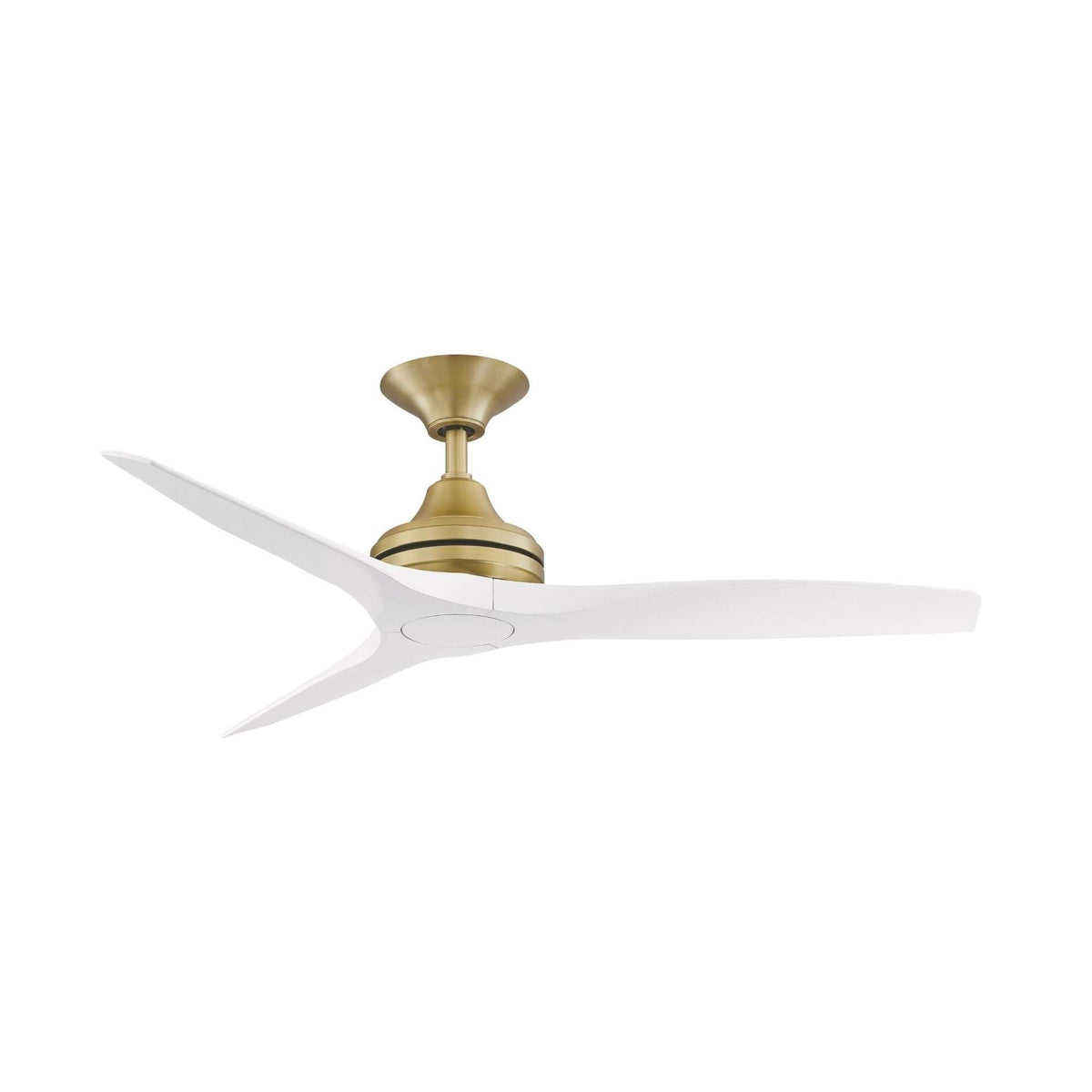 Fanimation Spitfire 48 in AC Ceiling Fan Motor Brushed Satin Brass - Blades Sold Separately