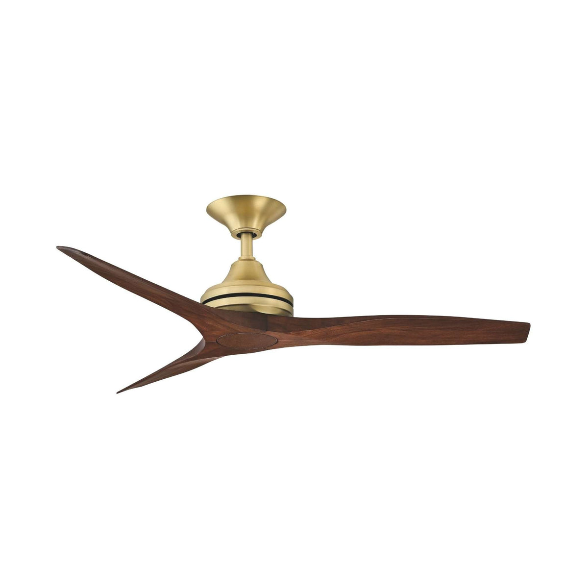 Fanimation Spitfire 48 in AC Ceiling Fan Motor Brushed Satin Brass - Blades Sold Separately