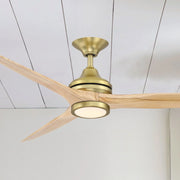 Spitfire Brushed Brass 60" Ceiling Fan Motor, Blades Sold Separately