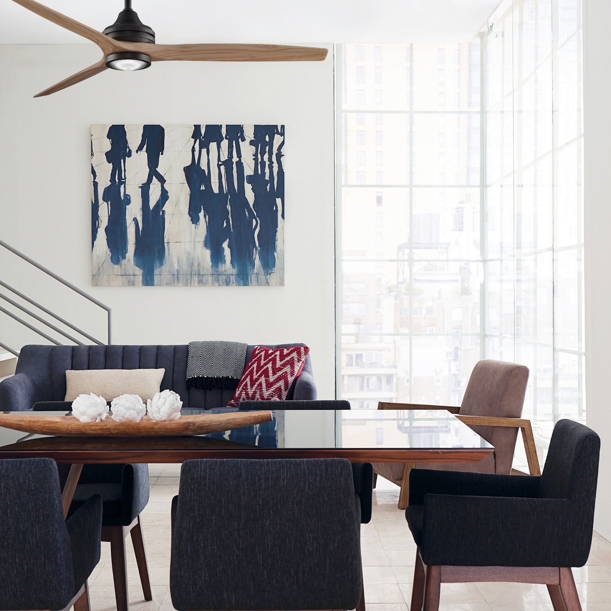 Spitfire Dark Bronze 60" Ceiling Fan Motor, Blades Sold Separately