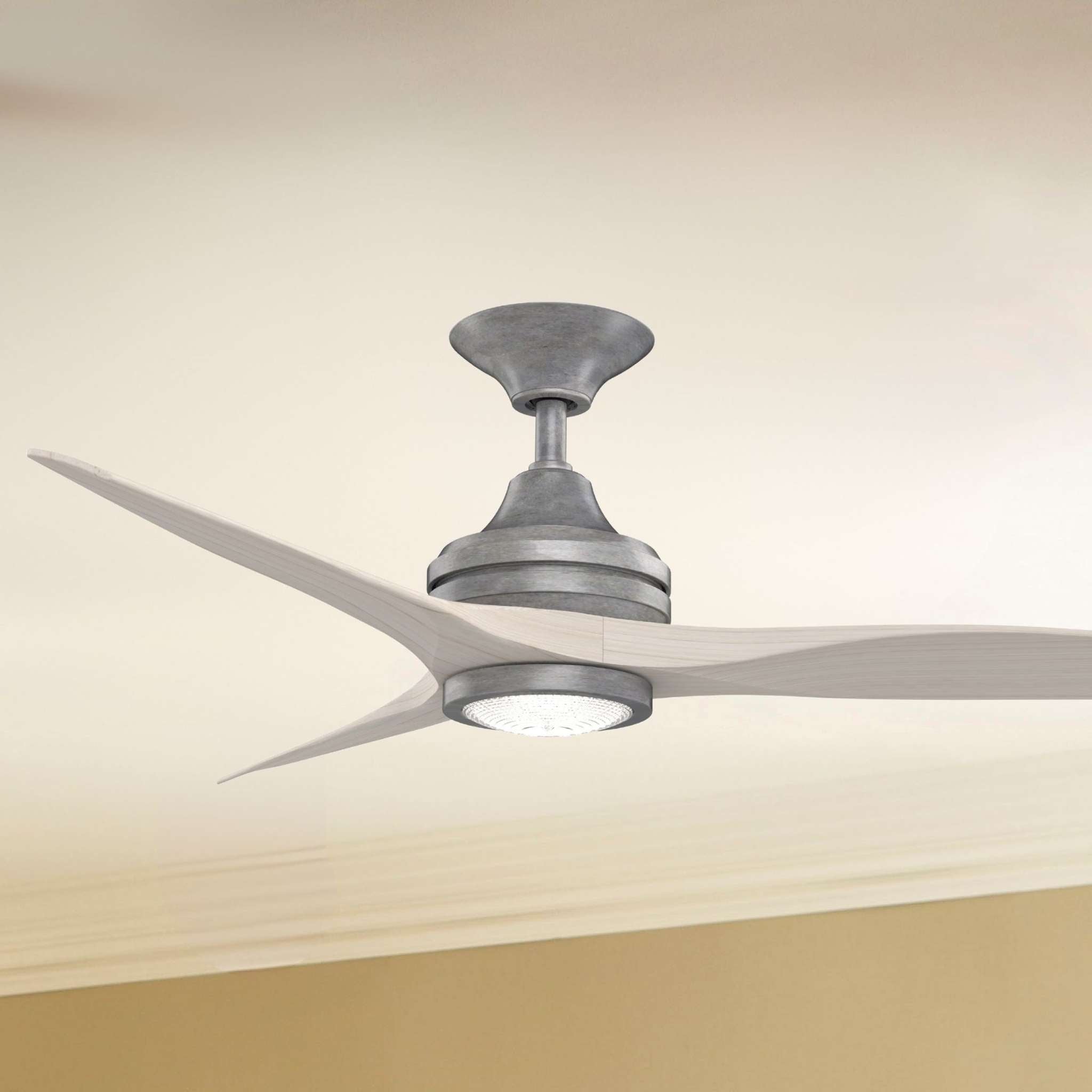 Fanimation Spitfire 48 in AC Ceiling Fan Motor Galvanized - Blades Sold Separately