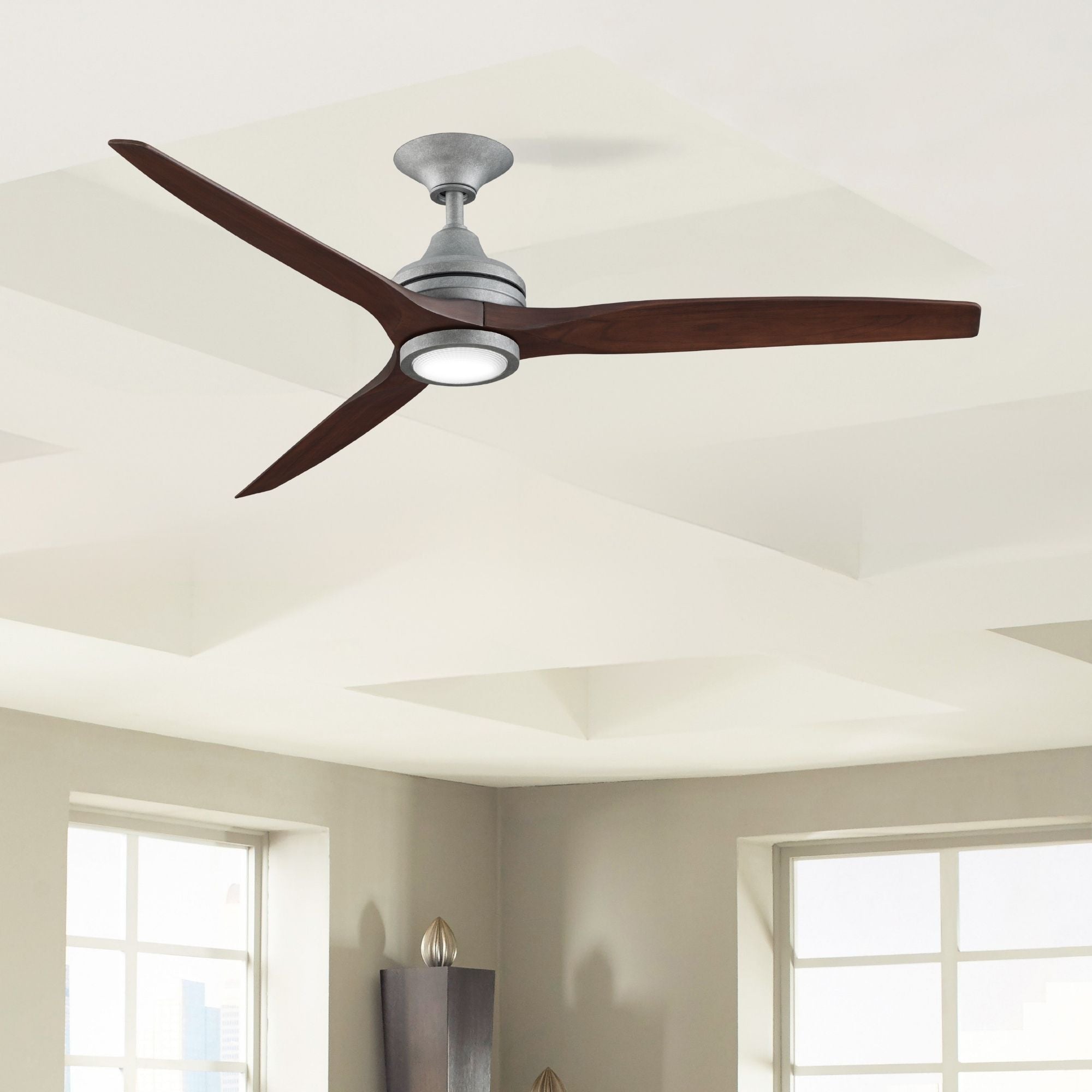 Spitfire Galvanized 60" Ceiling Fan Motor, Blades Sold Separately