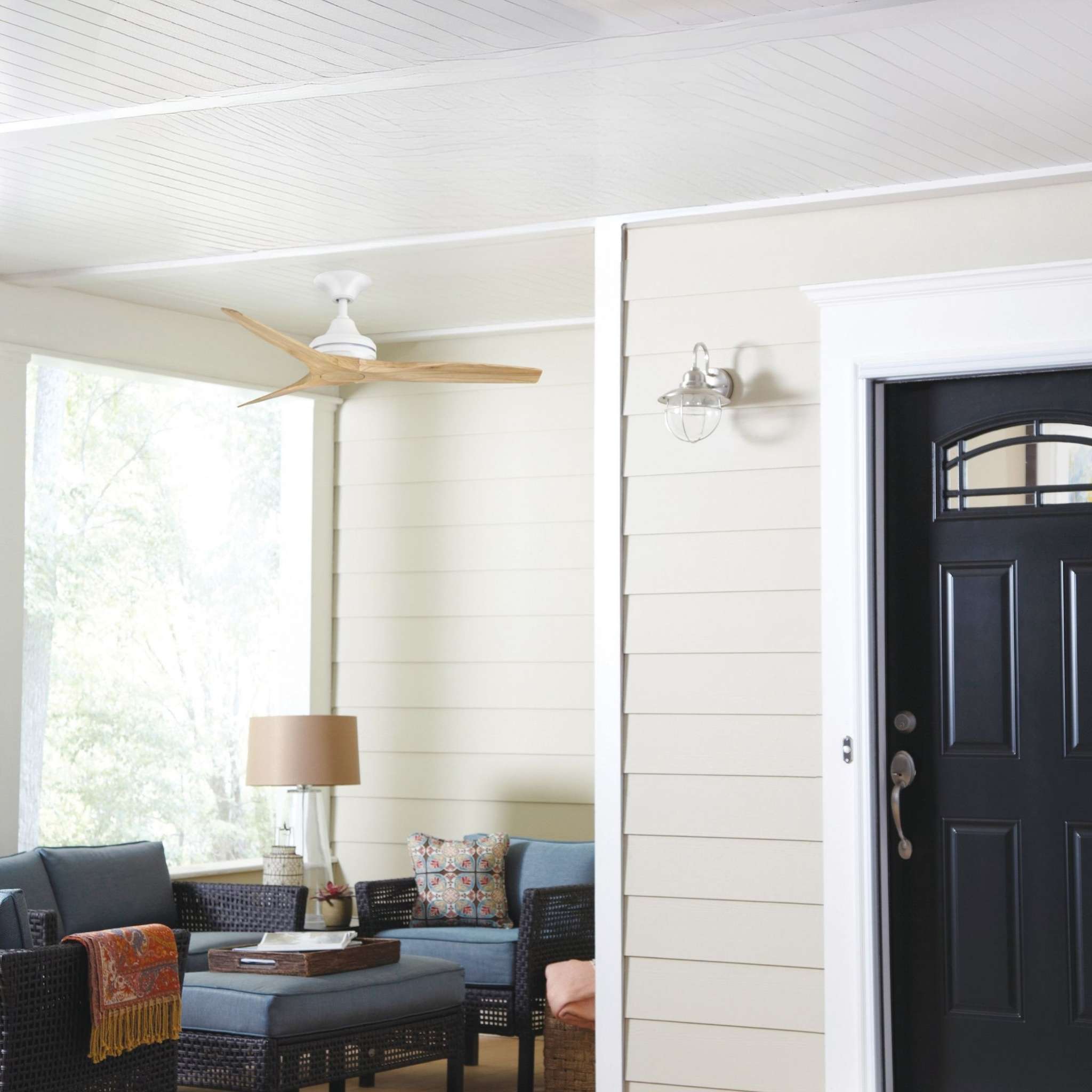 Spitfire Matte White 48" Ceiling Fan Motor, Blades Sold Separately