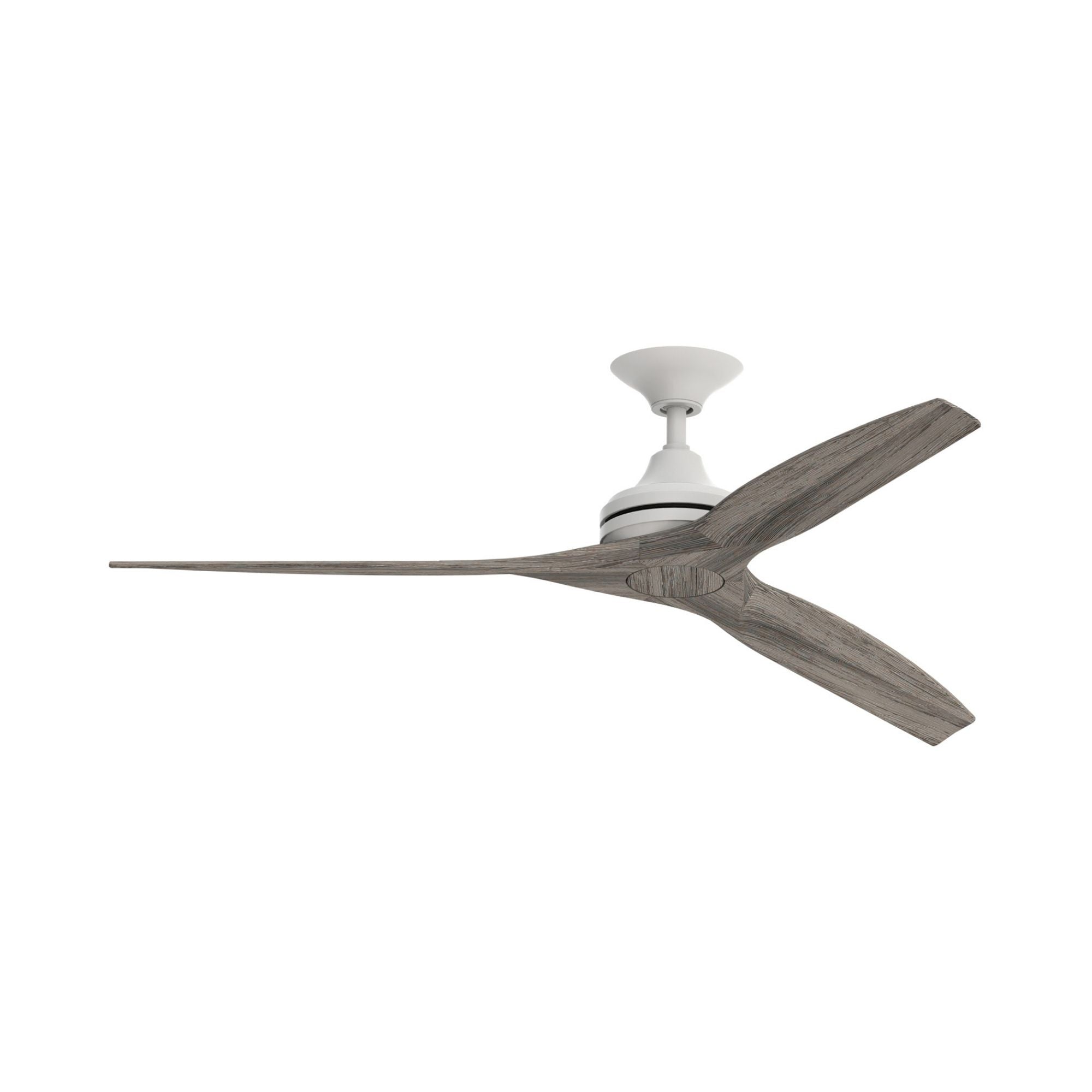 Spitfire Matte White 60" Ceiling Fan Motor, Blades Sold Separately