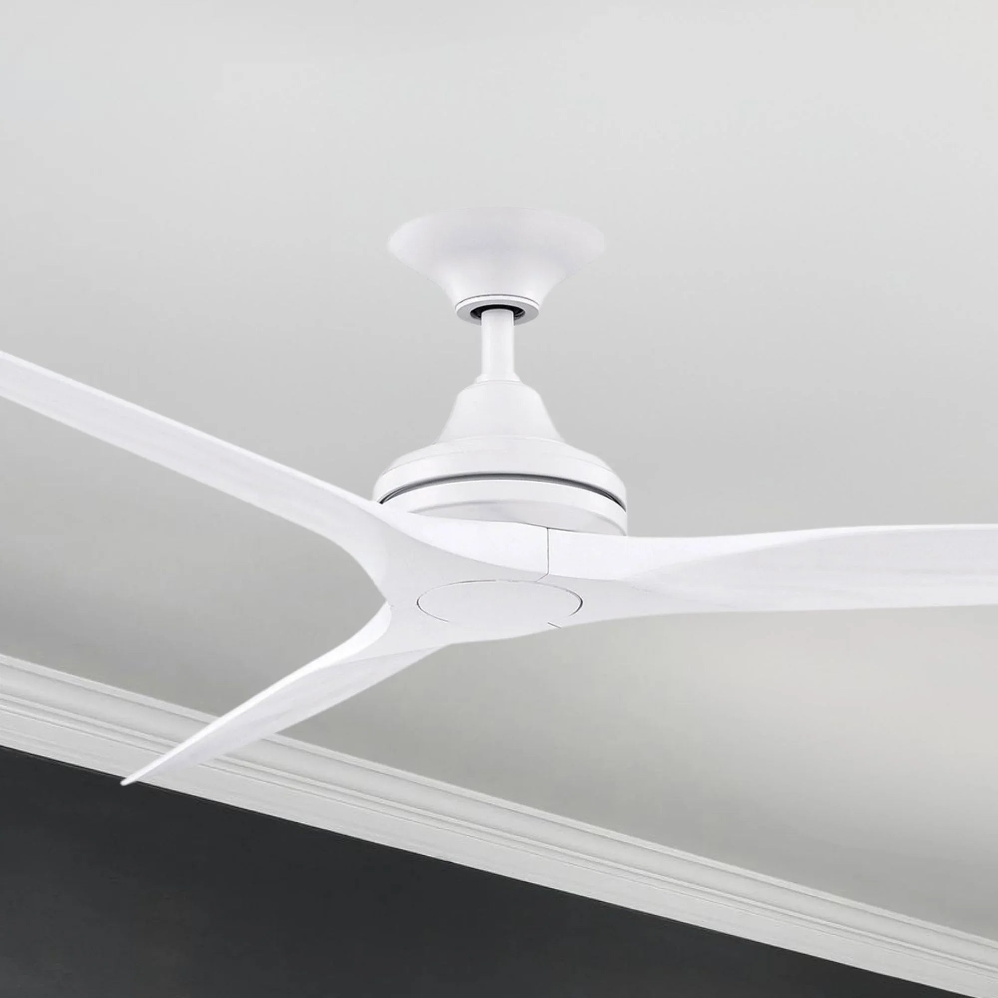 Spitfire Matte White 60" Ceiling Fan Motor, Blades Sold Separately