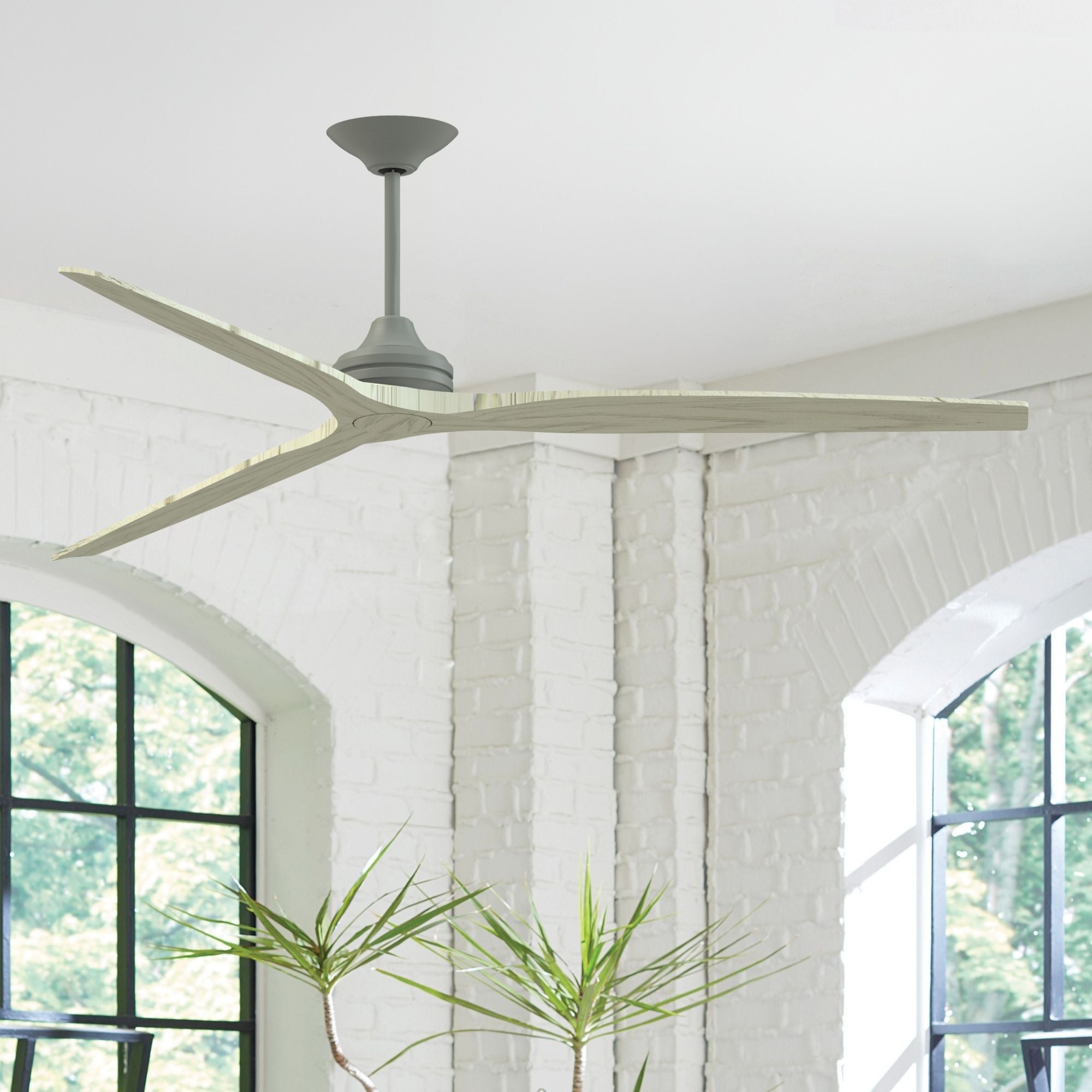 Spitfire DC Antique Graphite 84" Ceiling Fan Motor, Blades Sold Separately