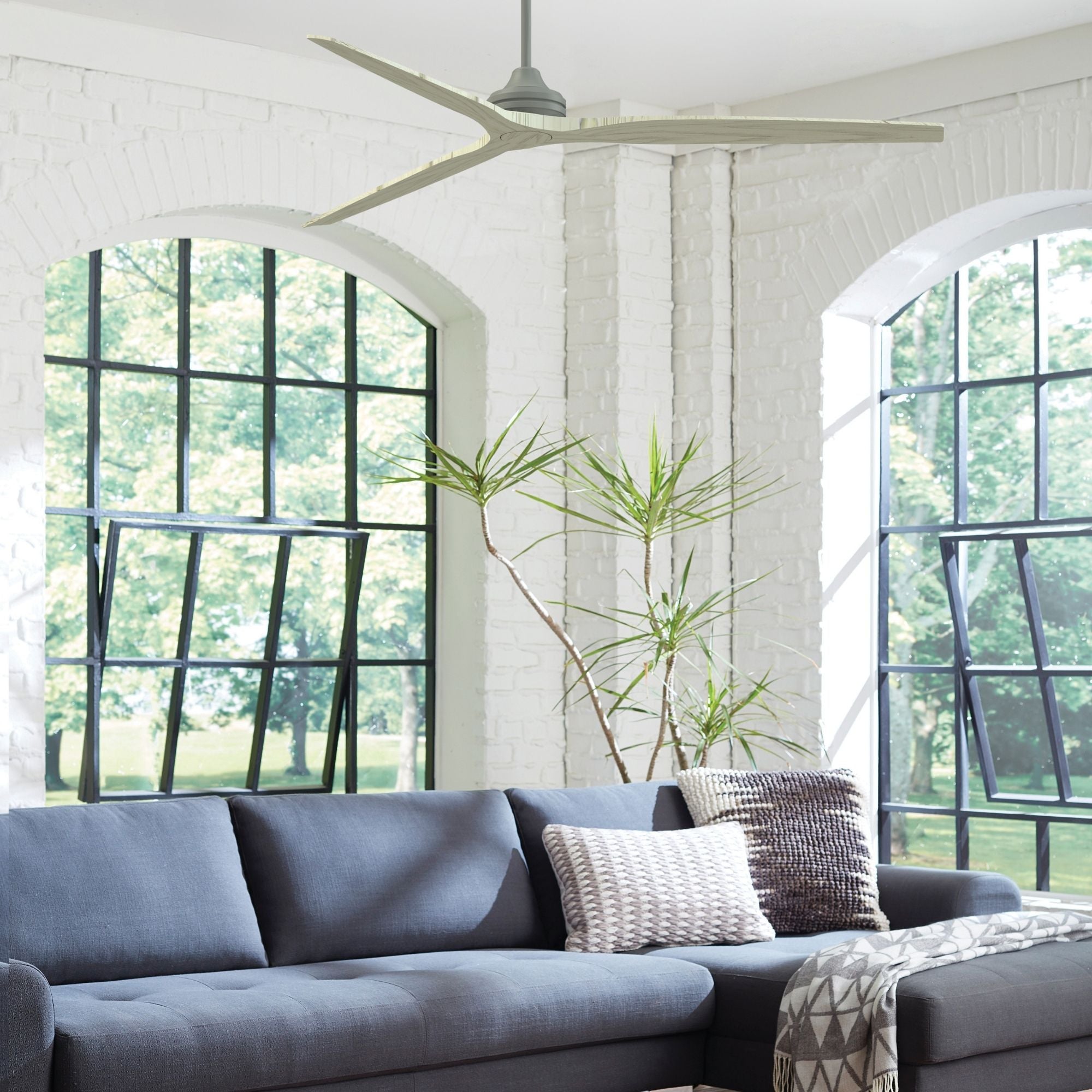 Spitfire DC Antique Graphite 84" Ceiling Fan Motor, Blades Sold Separately